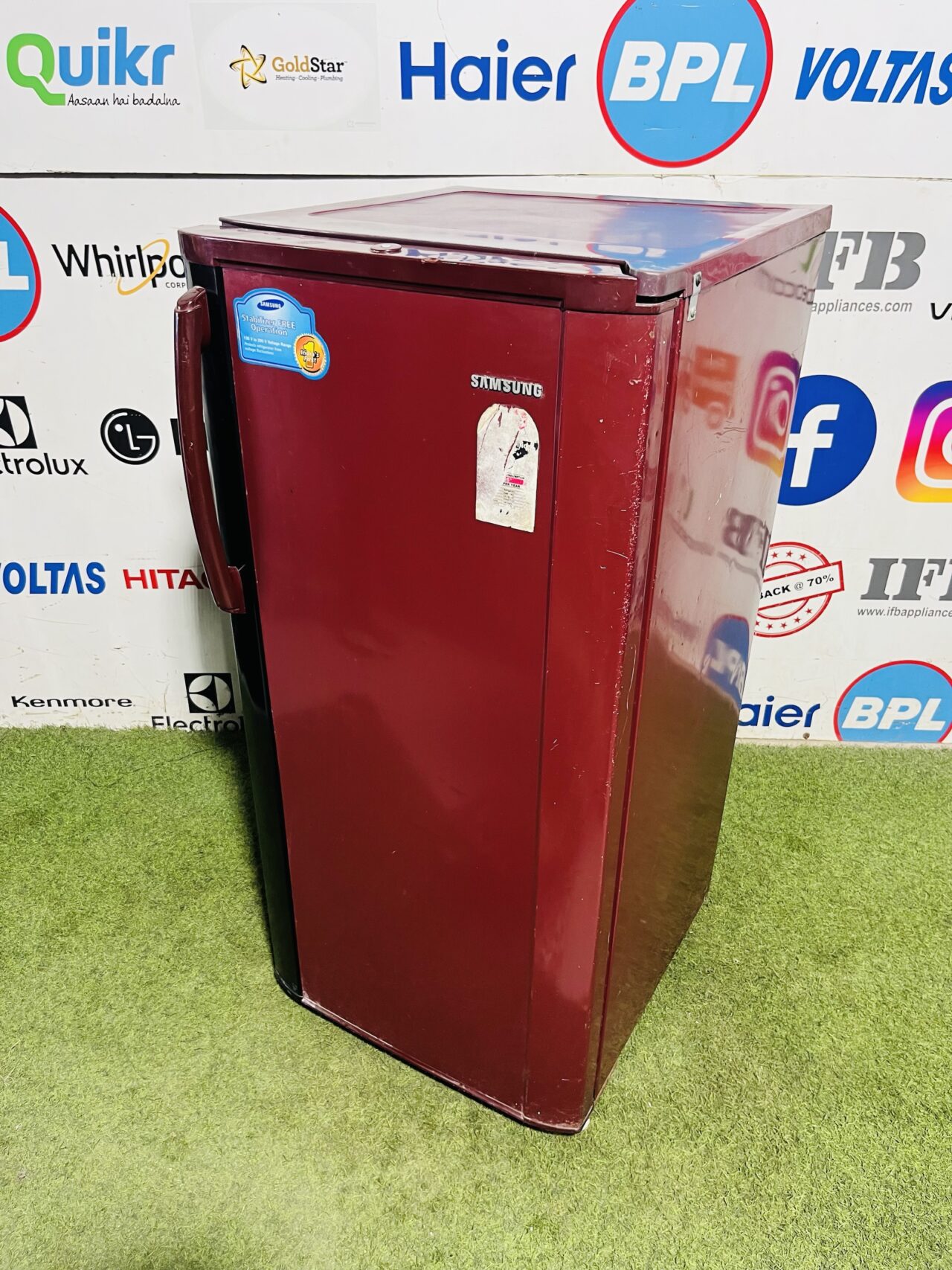 Samsung 4 star energy rating inbuilt stabiliser double colour 190 ltr single door refrigerator - Image 4