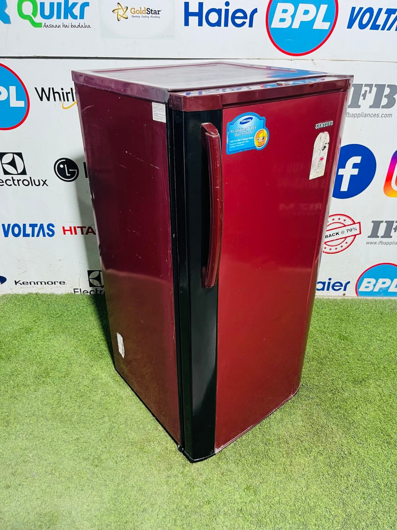 Samsung 4 star energy rating inbuilt stabiliser double colour 190 ltr single door refrigerator - Image 5