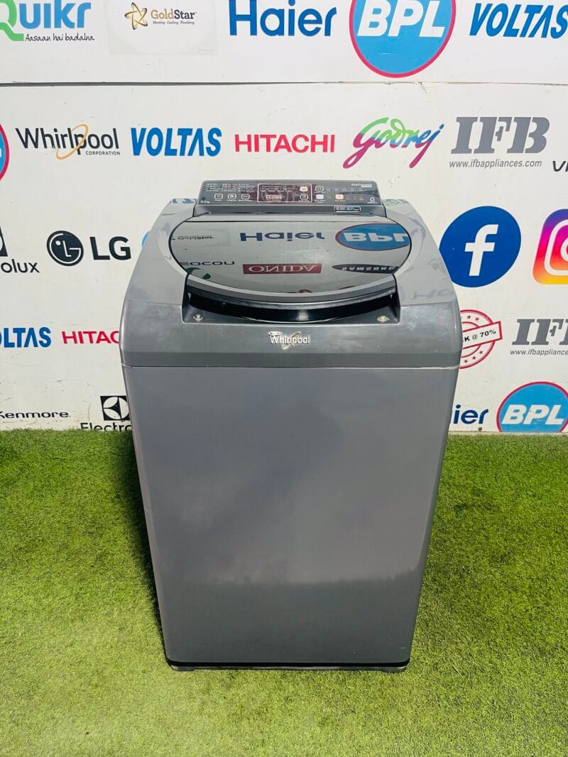 Whirlpool 6th sense stain wash ultra 6.5 kg gently used fully automatic top load washing machine