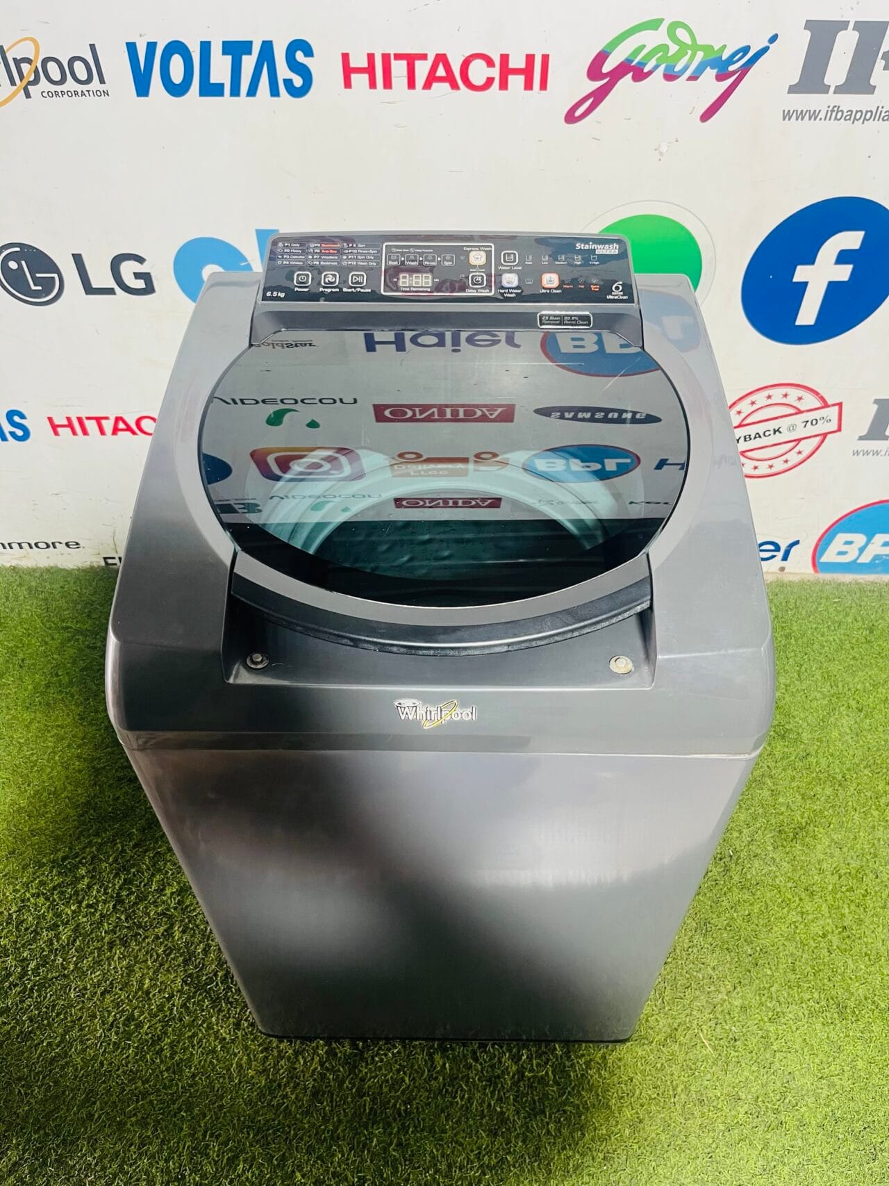 Whirlpool 6th sense stain wash ultra 6.5 kg gently used fully automatic top load washing machine - Image 2