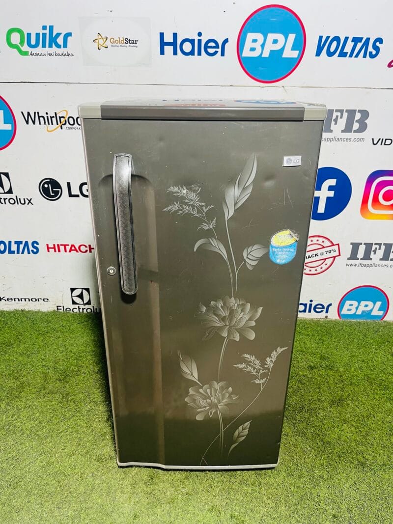 Lg 5 star energy rating inbuilt stabiliser 190 ltr flower model single door refrigerator