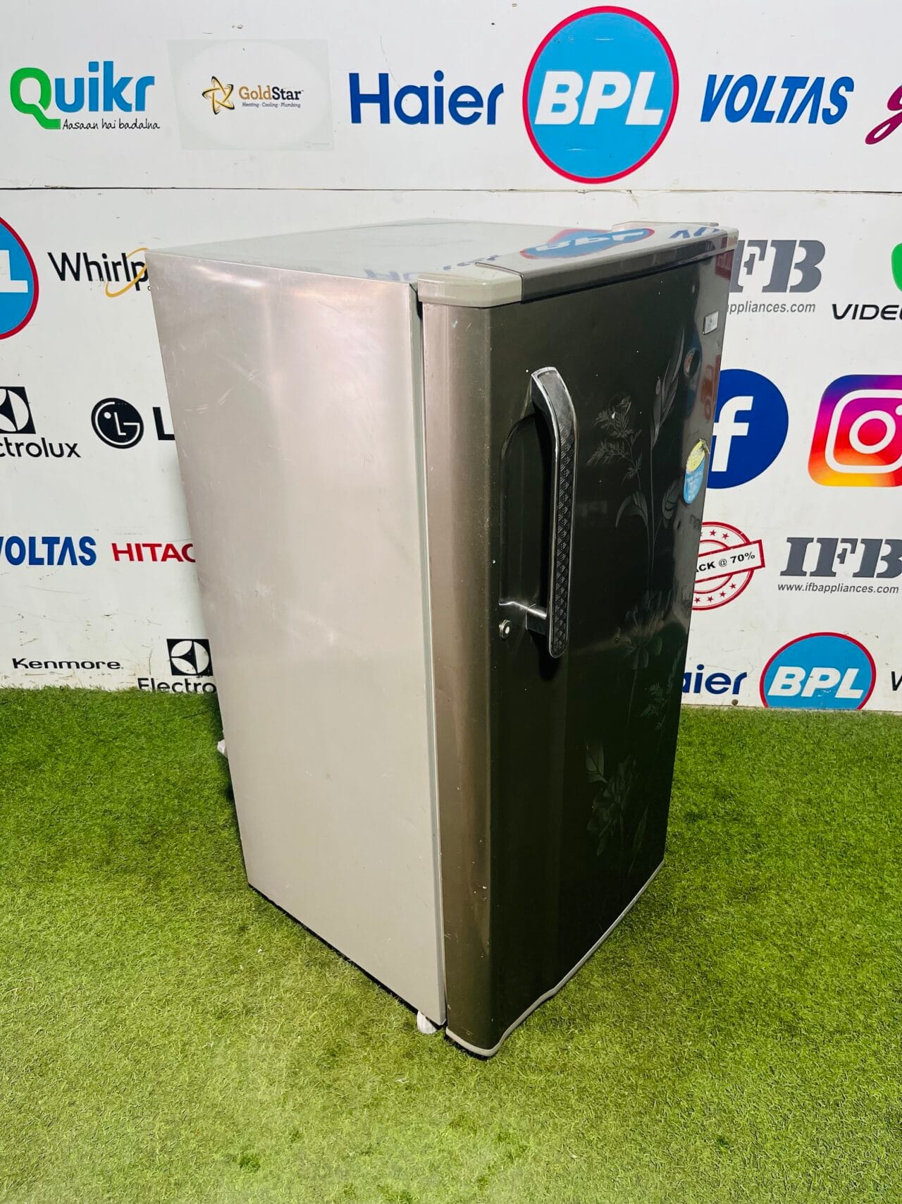 Lg 5 star energy rating inbuilt stabiliser 190 ltr flower model single door refrigerator - Image 4