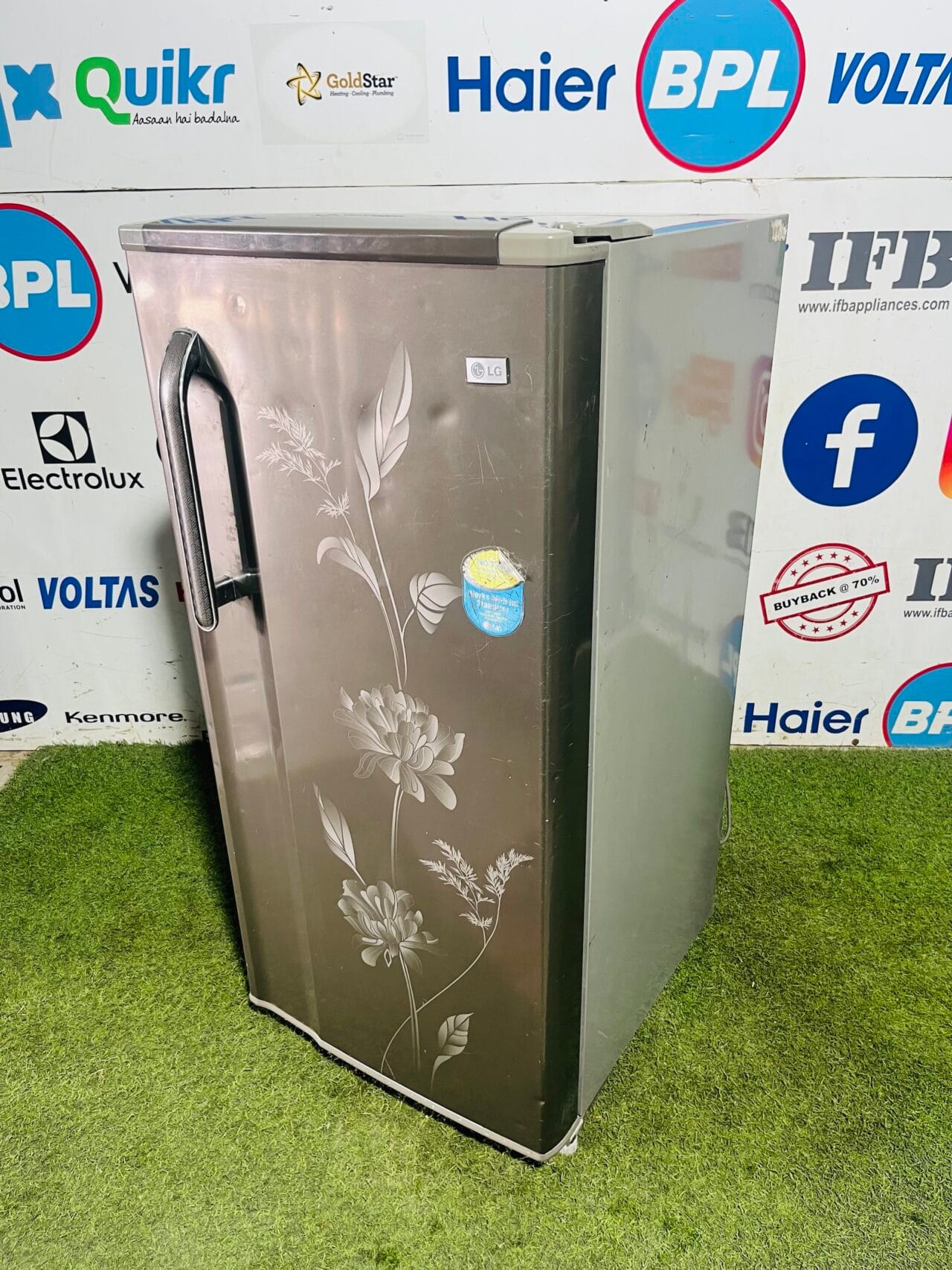 Lg 5 star energy rating inbuilt stabiliser 190 ltr flower model single door refrigerator - Image 5