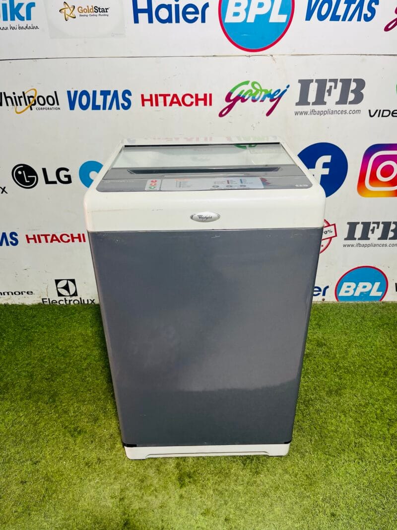Whirlpool 123 white magic with auto restart 6.5 kg fully automatic top load washing machine