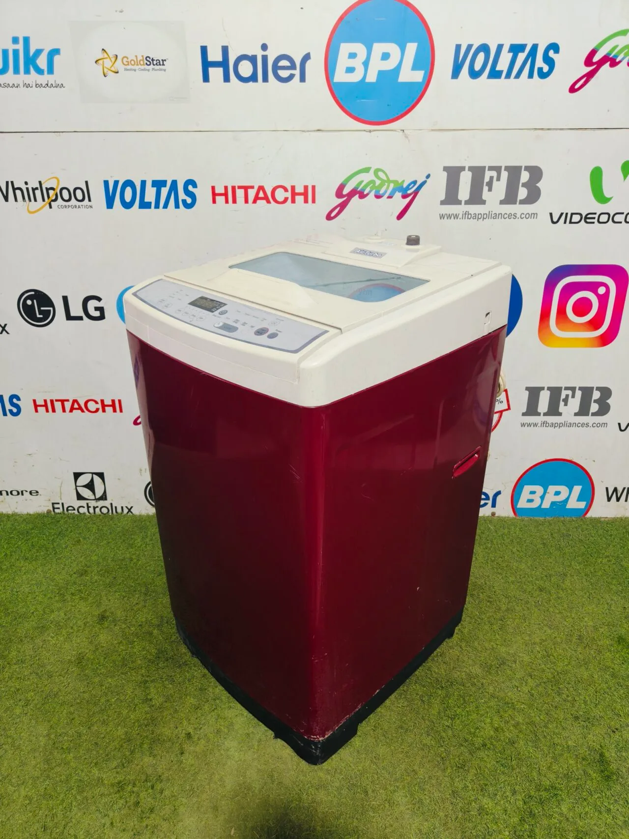 Samsung air turbo 6.2kg red and white in colour fully automatic top load washing machine - Image 5