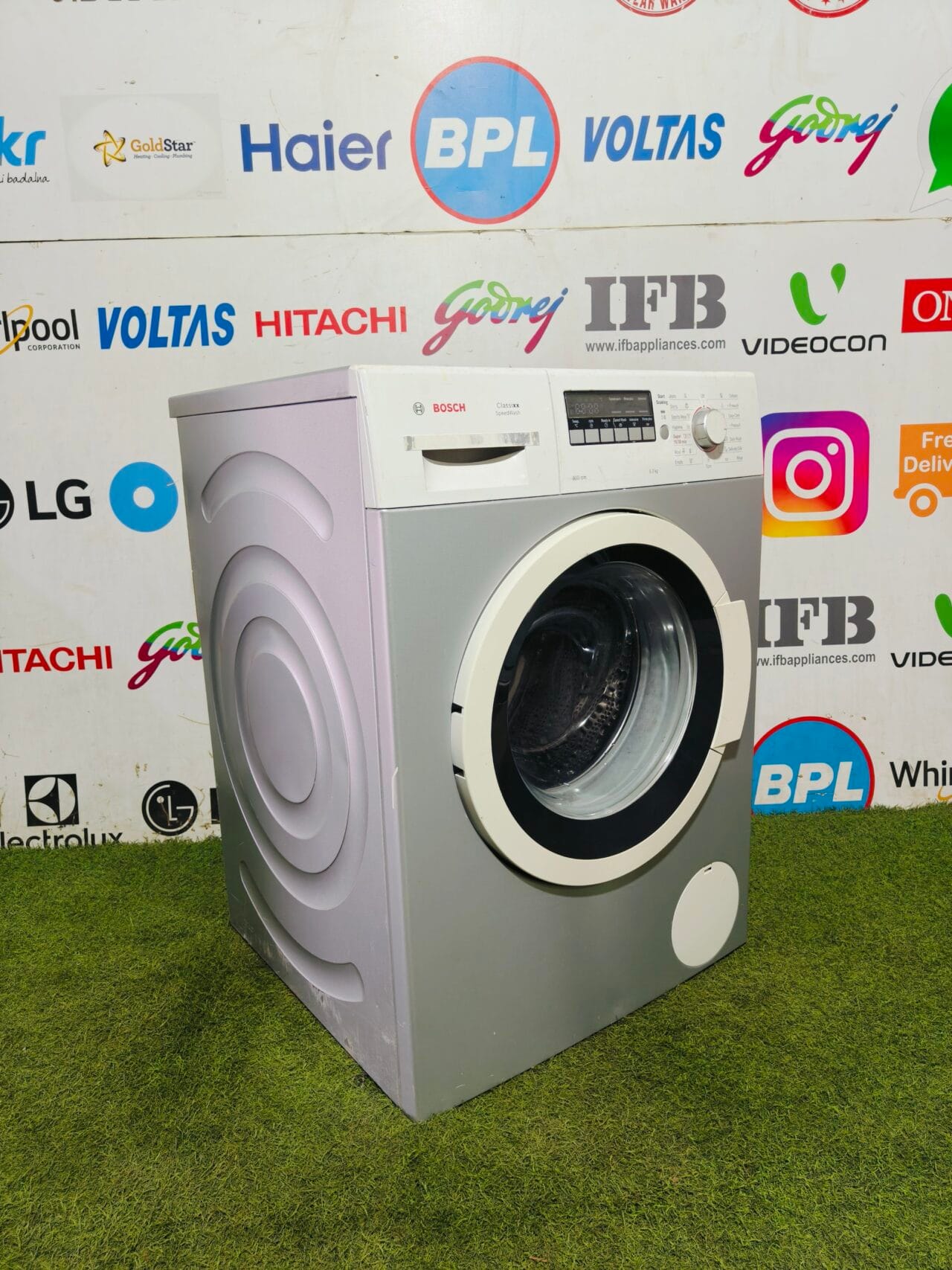 Bosch classic speed pluse 6 kg white and silver in colour fully automatic front load washing machine - Image 4