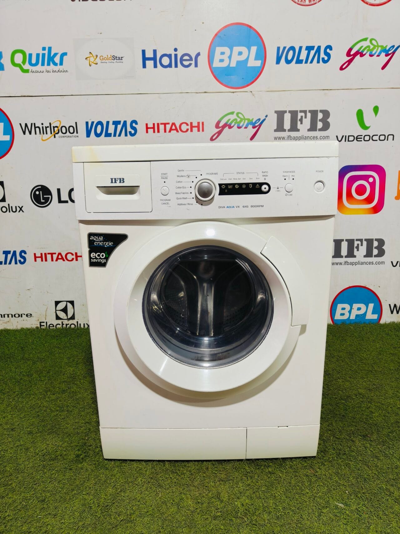 IFB diva aqua vx 6 kg gently used fully automatic front load washing machine