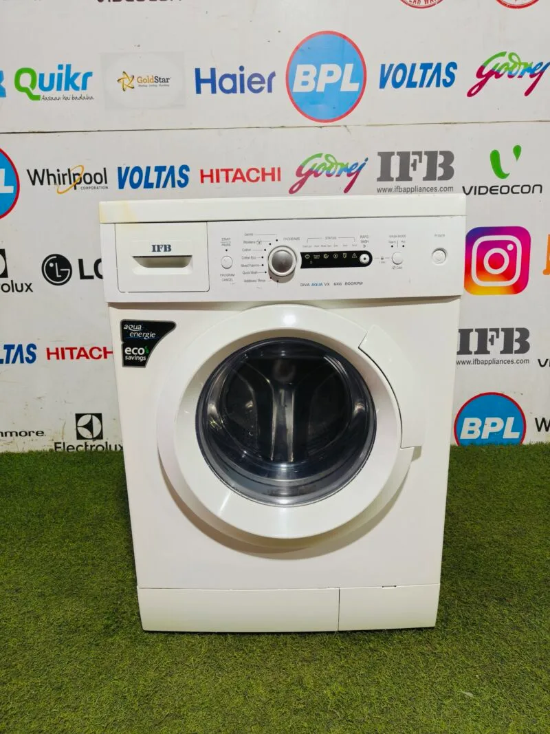 IFB diva aqua vx 6 kg gently used fully automatic front load washing machine