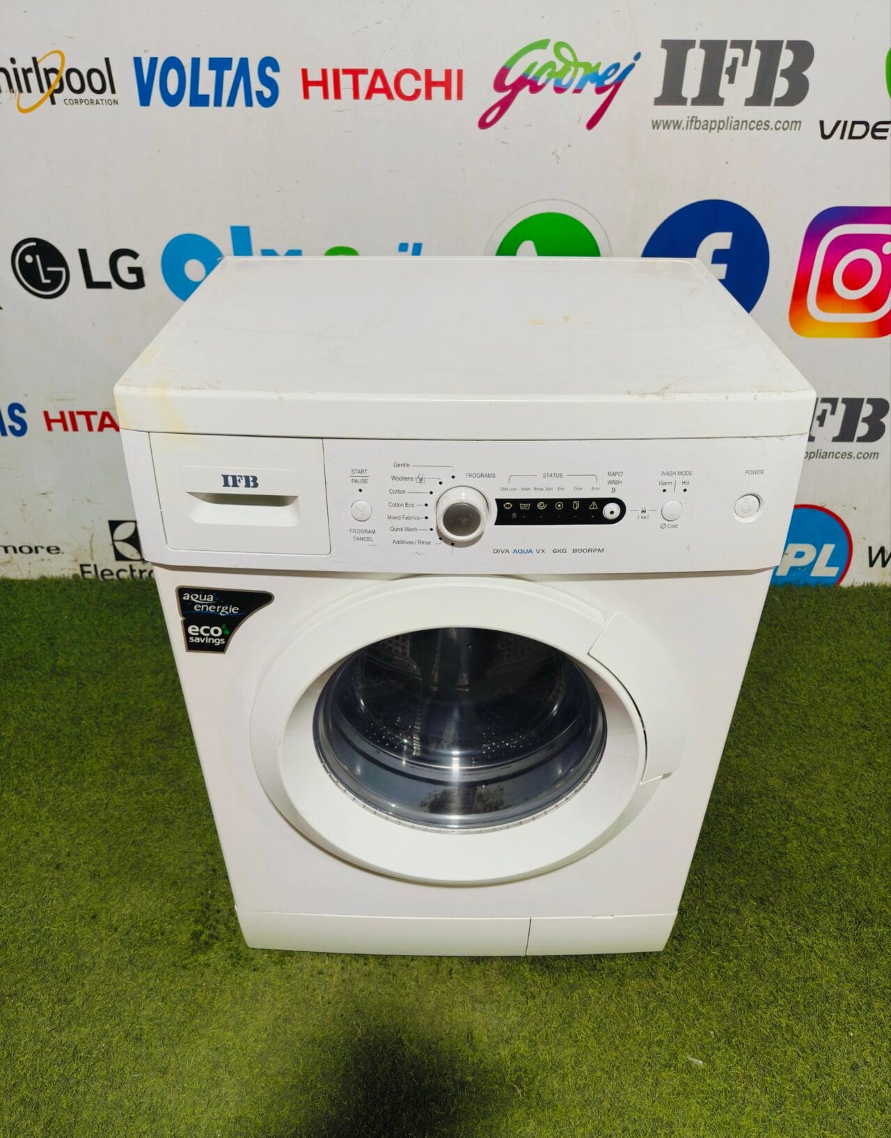 IFB diva aqua vx 6 kg gently used fully automatic front load washing machine - Image 2