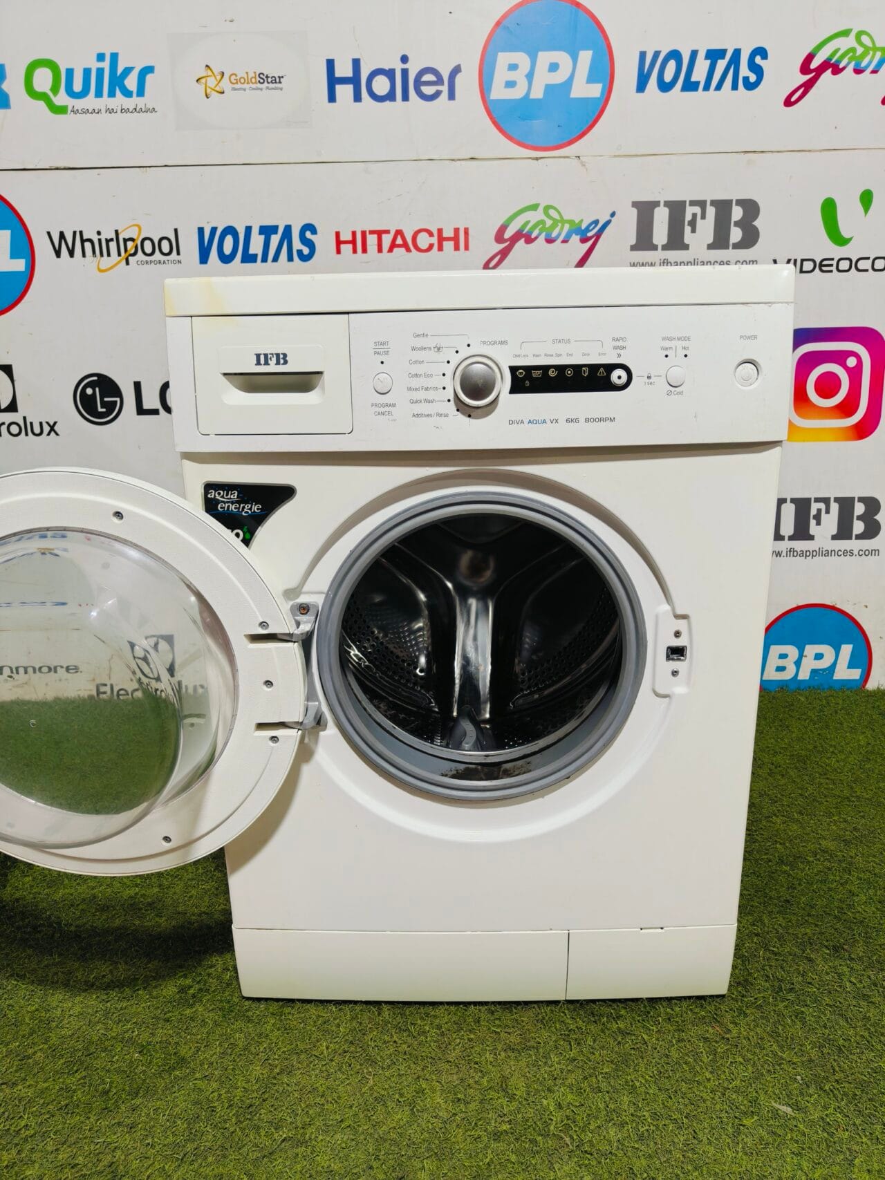 IFB diva aqua vx 6 kg gently used fully automatic front load washing machine - Image 3