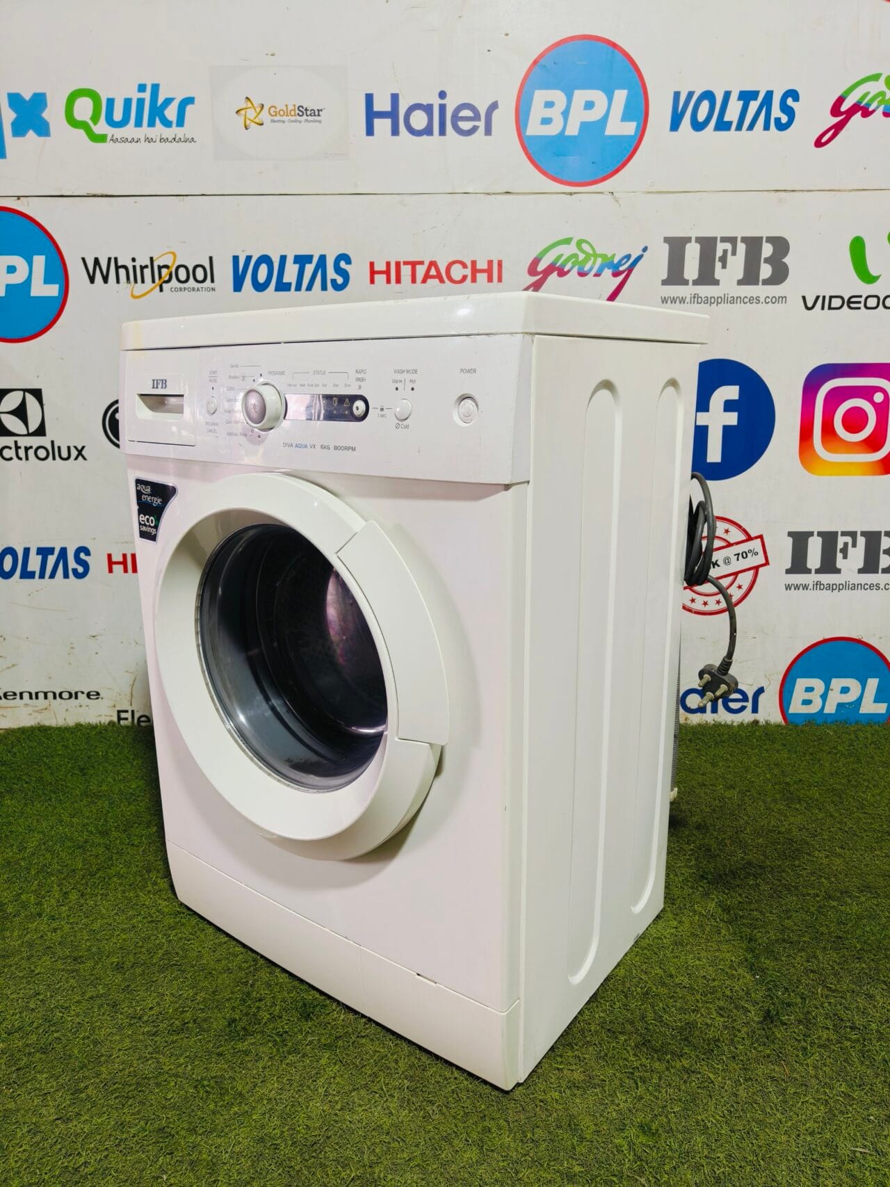 IFB diva aqua vx 6 kg gently used fully automatic front load washing machine - Image 5