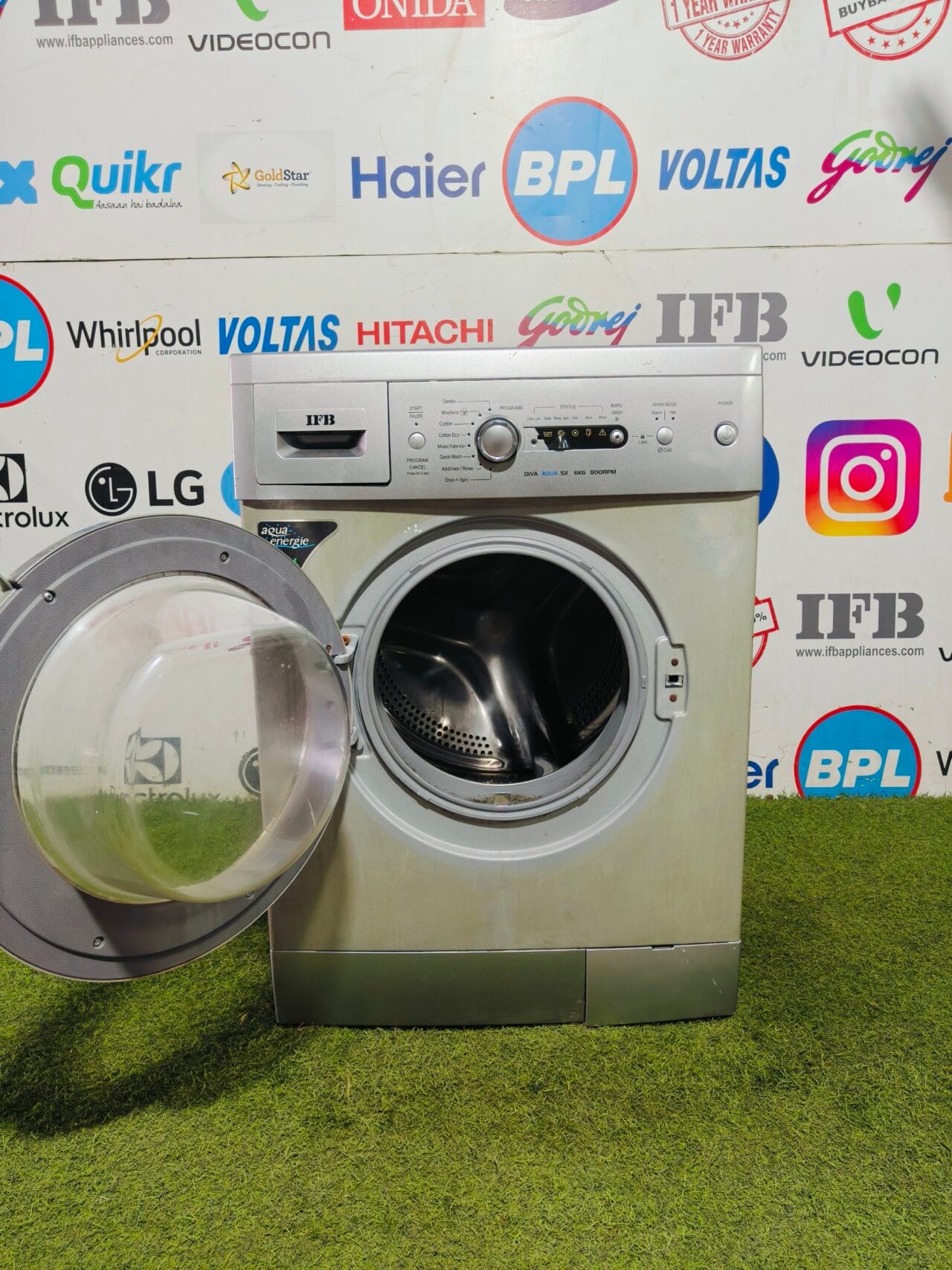 IFB diva Aqua SX 6 kg silver in colour Fully automatic front load washing machine - Image 3