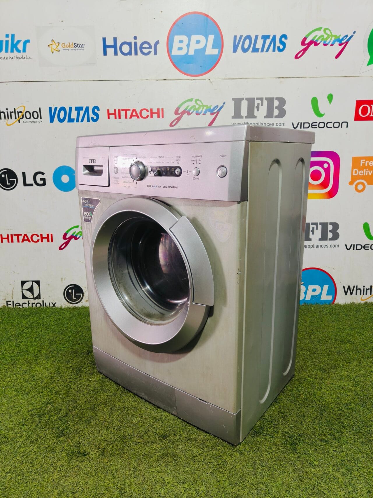IFB diva Aqua SX 6 kg silver in colour Fully automatic front load washing machine - Image 4