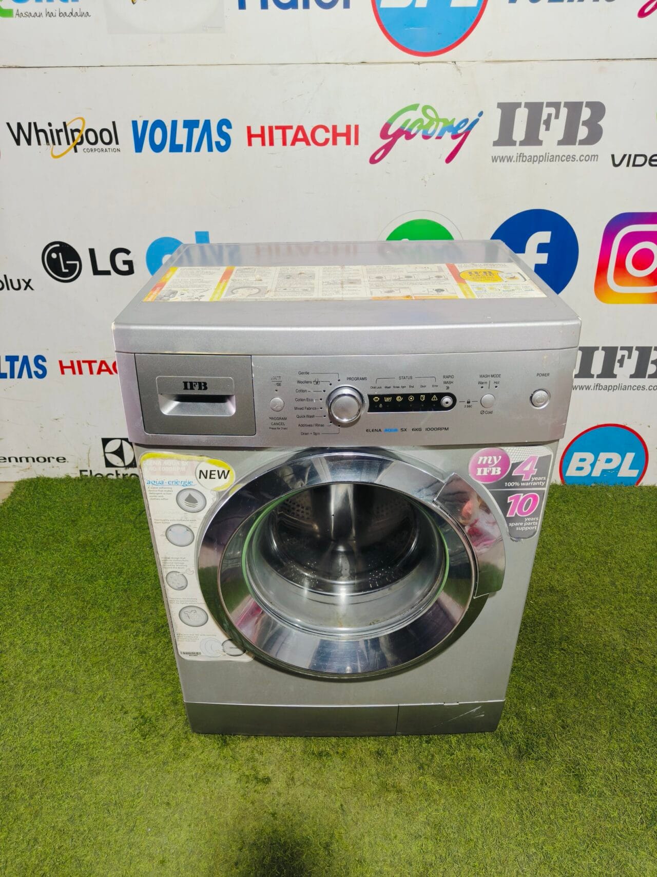 IFB elena aqua 6 kg silver in colour fully automatic front load washing machine - Image 2