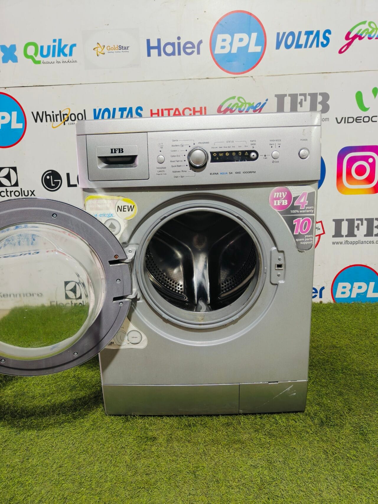 IFB elena aqua 6 kg silver in colour fully automatic front load washing machine - Image 3