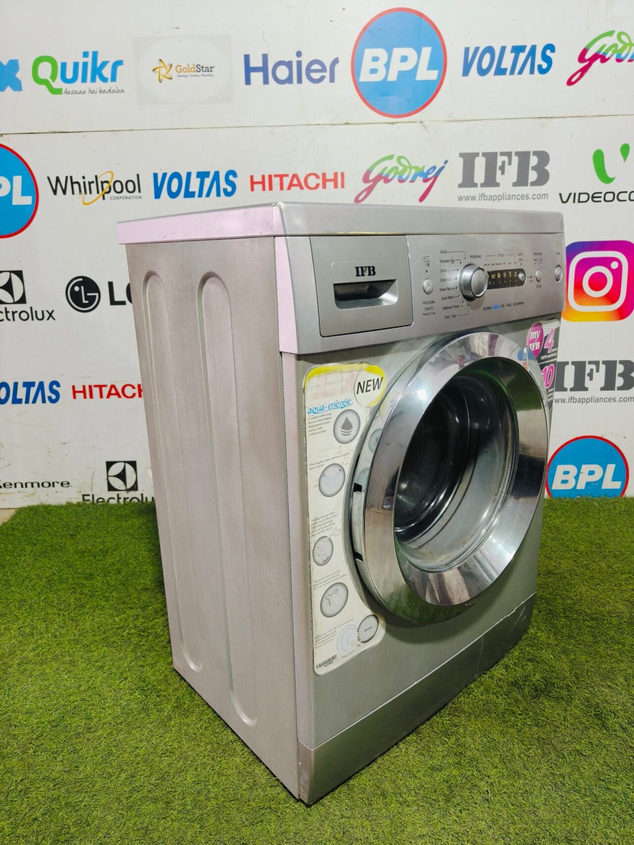 IFB elena aqua 6 kg silver in colour fully automatic front load washing machine - Image 5