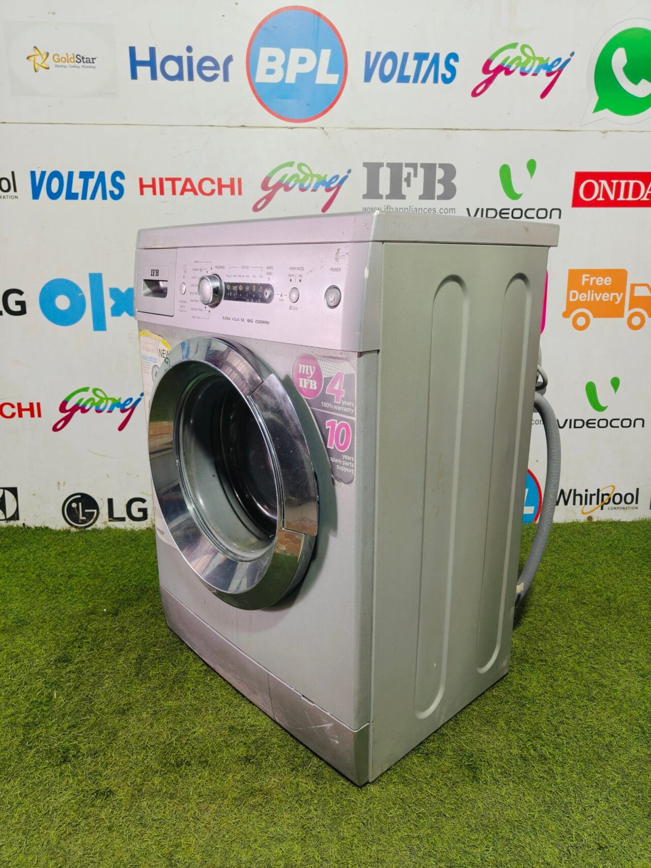 IFB elena aqua 6 kg silver in colour fully automatic front load washing machine - Image 4