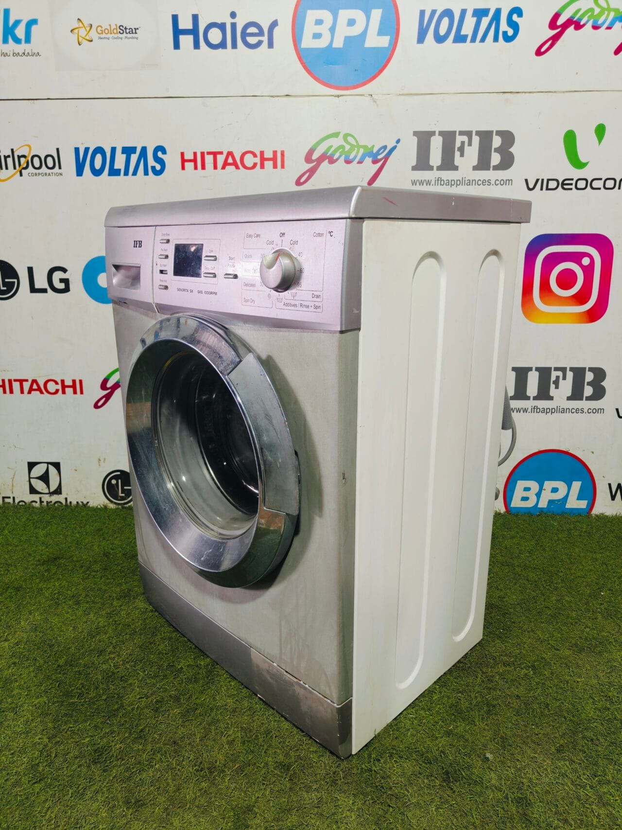 IFB senorita sx 6 kg 1000 RPM with digital time display silver in colour fully automatic front load washing machine - Image 5