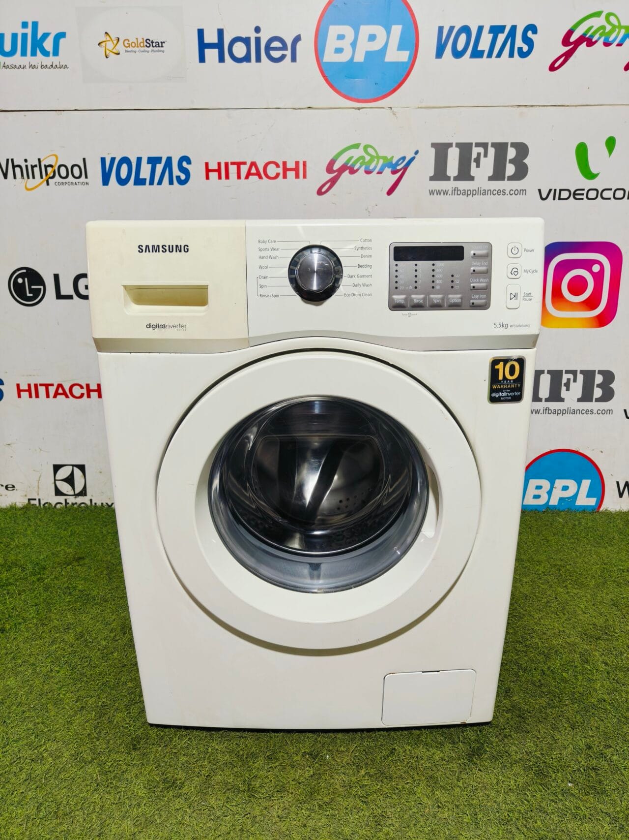 Samsung digital inverter 5.5 kg fully automatic front load washing machine