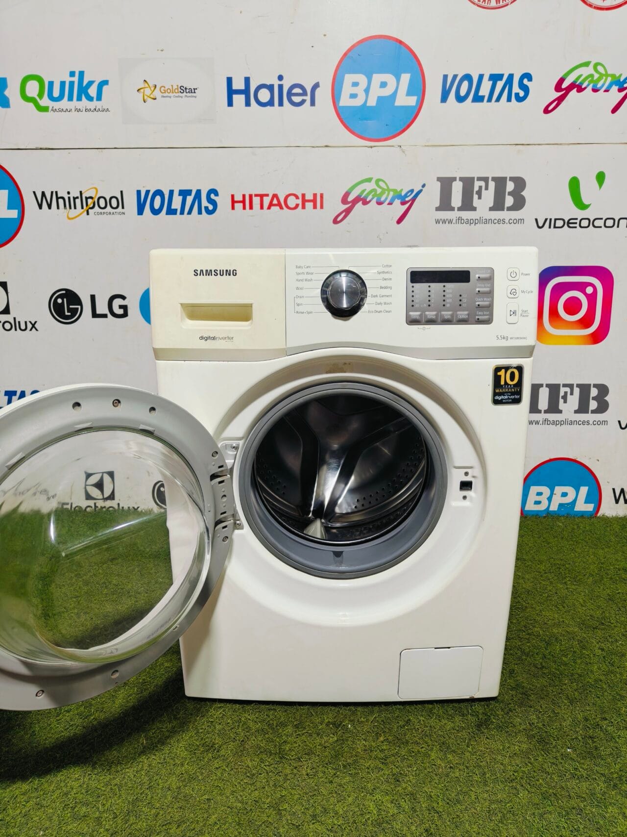 Samsung digital inverter 5.5 kg fully automatic front load washing machine - Image 3