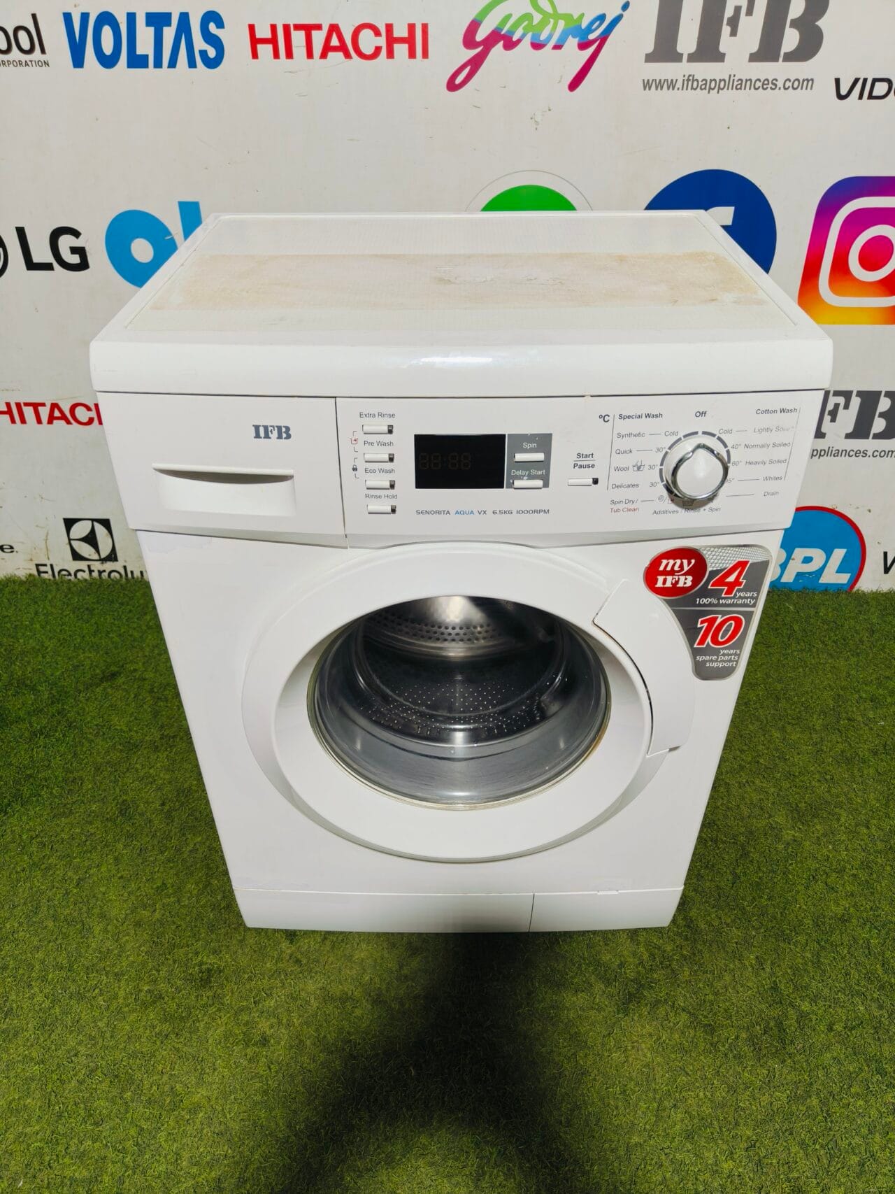 IFB Senorita Aqua VX 6.5 kg full white in colour with digital display fully automatic front load washing machine - Image 2