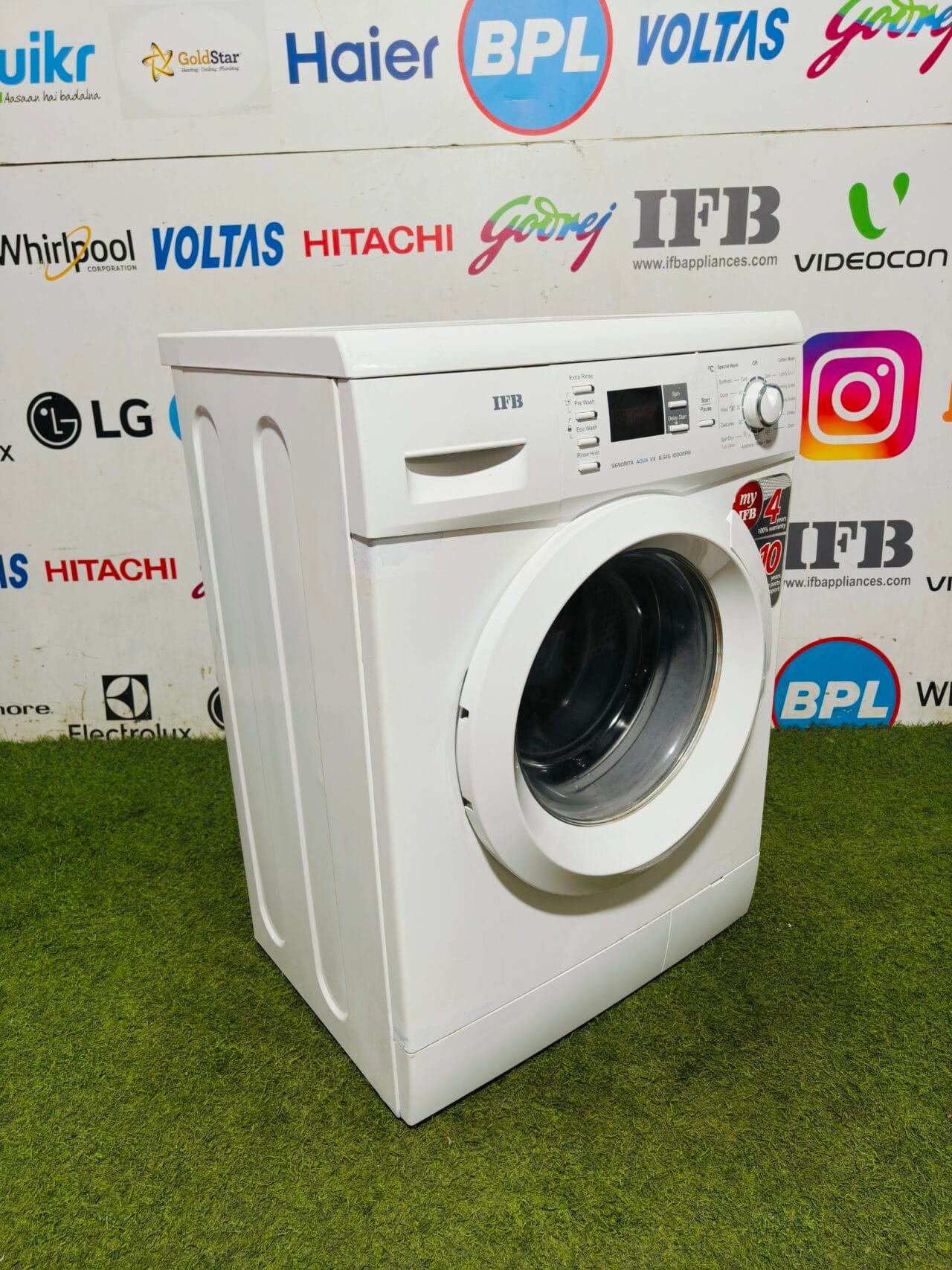 IFB Senorita Aqua VX 6.5 kg full white in colour with digital display fully automatic front load washing machine - Image 4