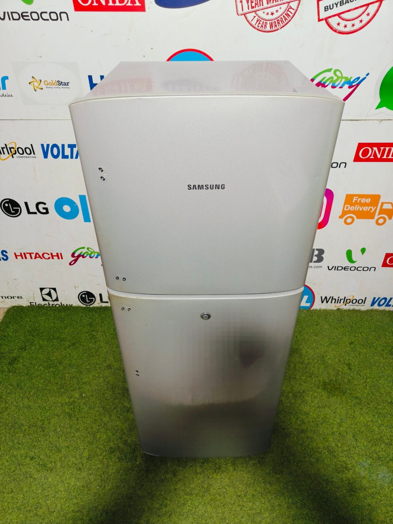 Samsung silver fresh 4 star energy rating inbuilt stabiliser 240 ltr gently used double door refrigerator - Image 2