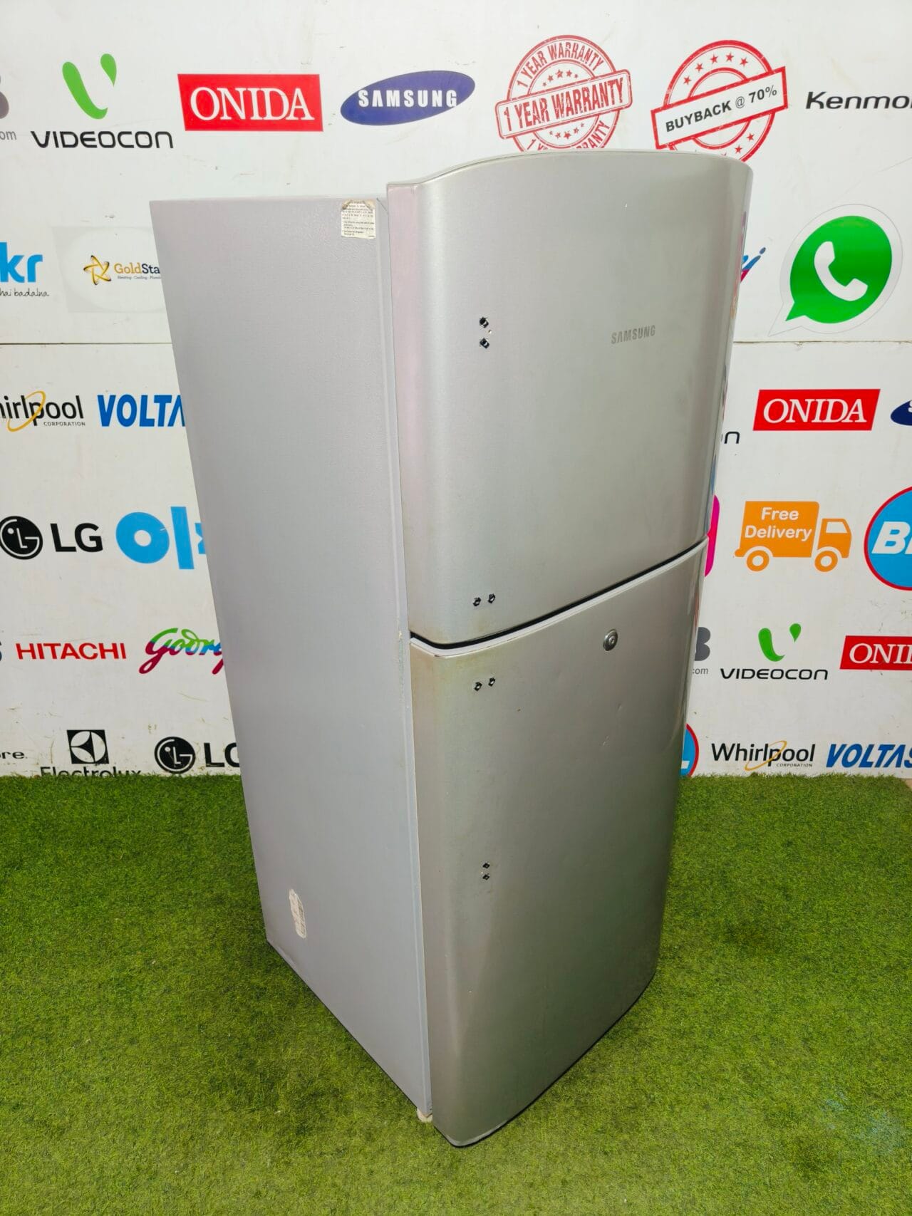 Samsung silver fresh 4 star energy rating inbuilt stabiliser 240 ltr gently used double door refrigerator - Image 5