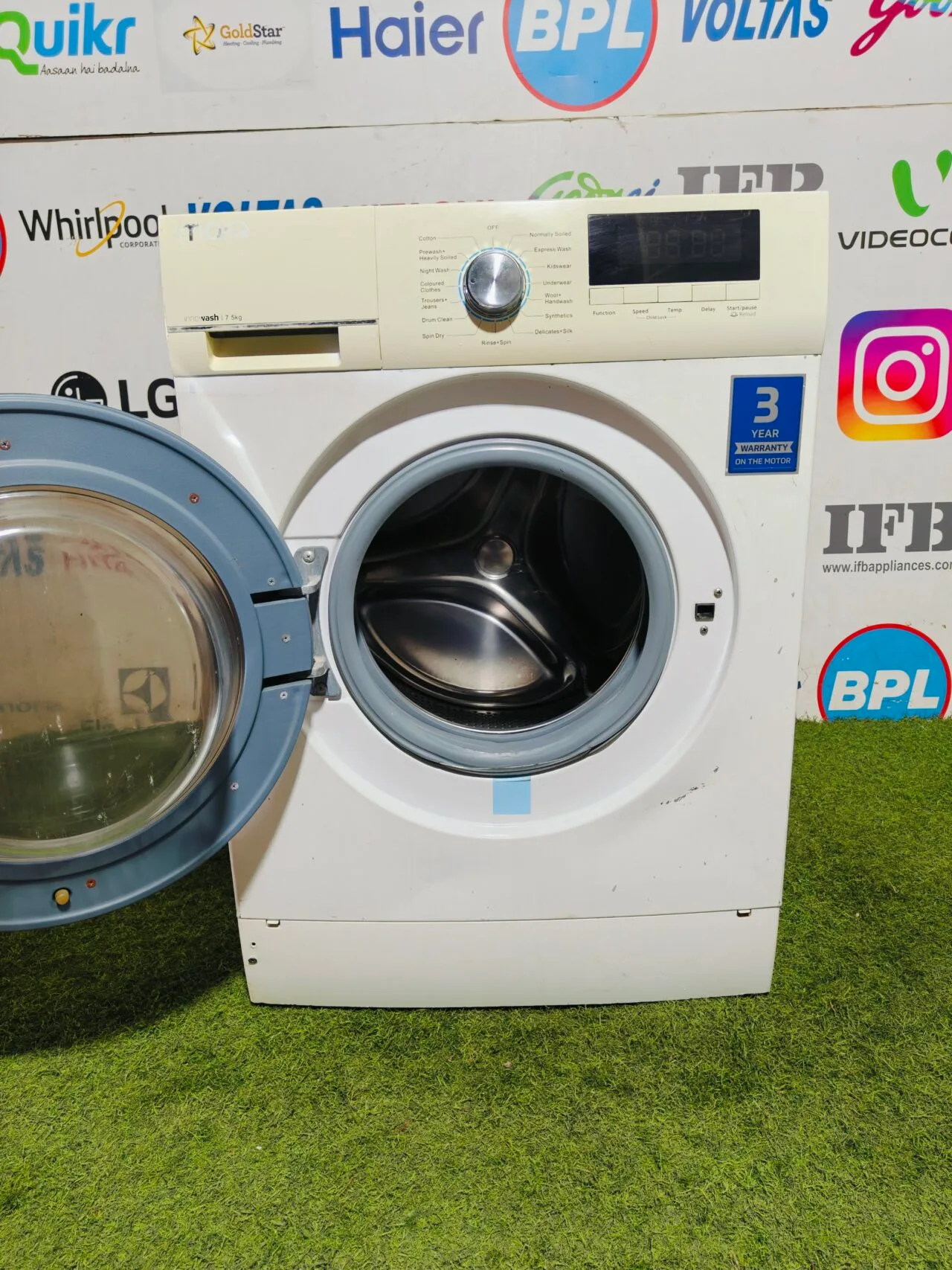 Mark innowash 7.5 kg digital display fully automatic front load washing machine - Image 3