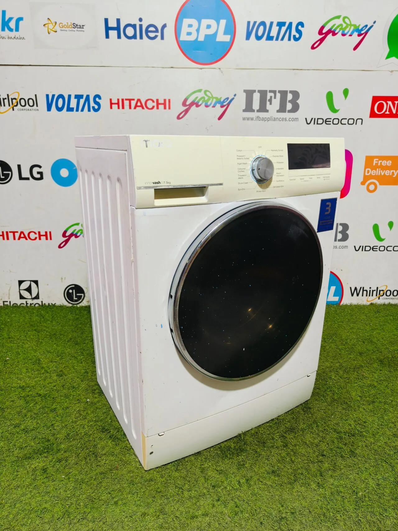 Mark innowash 7.5 kg digital display fully automatic front load washing machine - Image 4