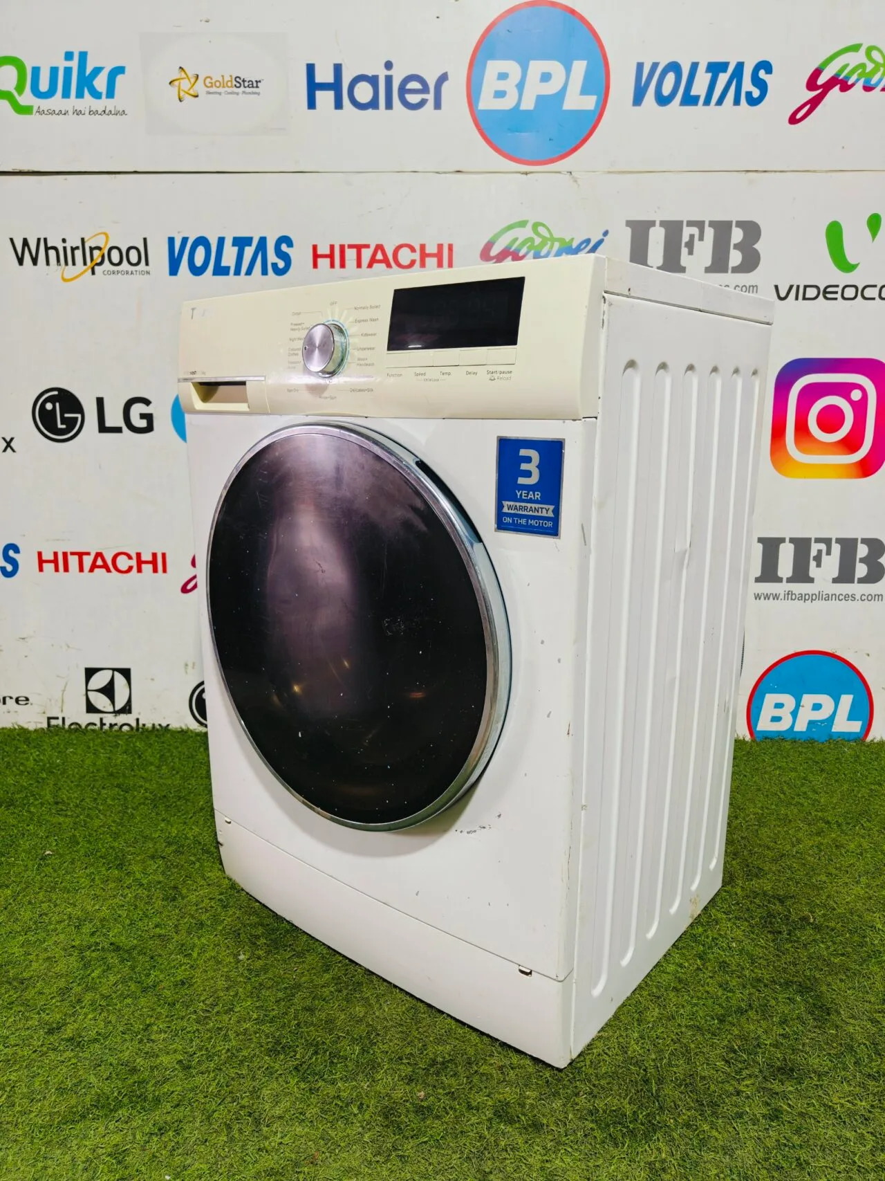 Mark innowash 7.5 kg digital display fully automatic front load washing machine - Image 5