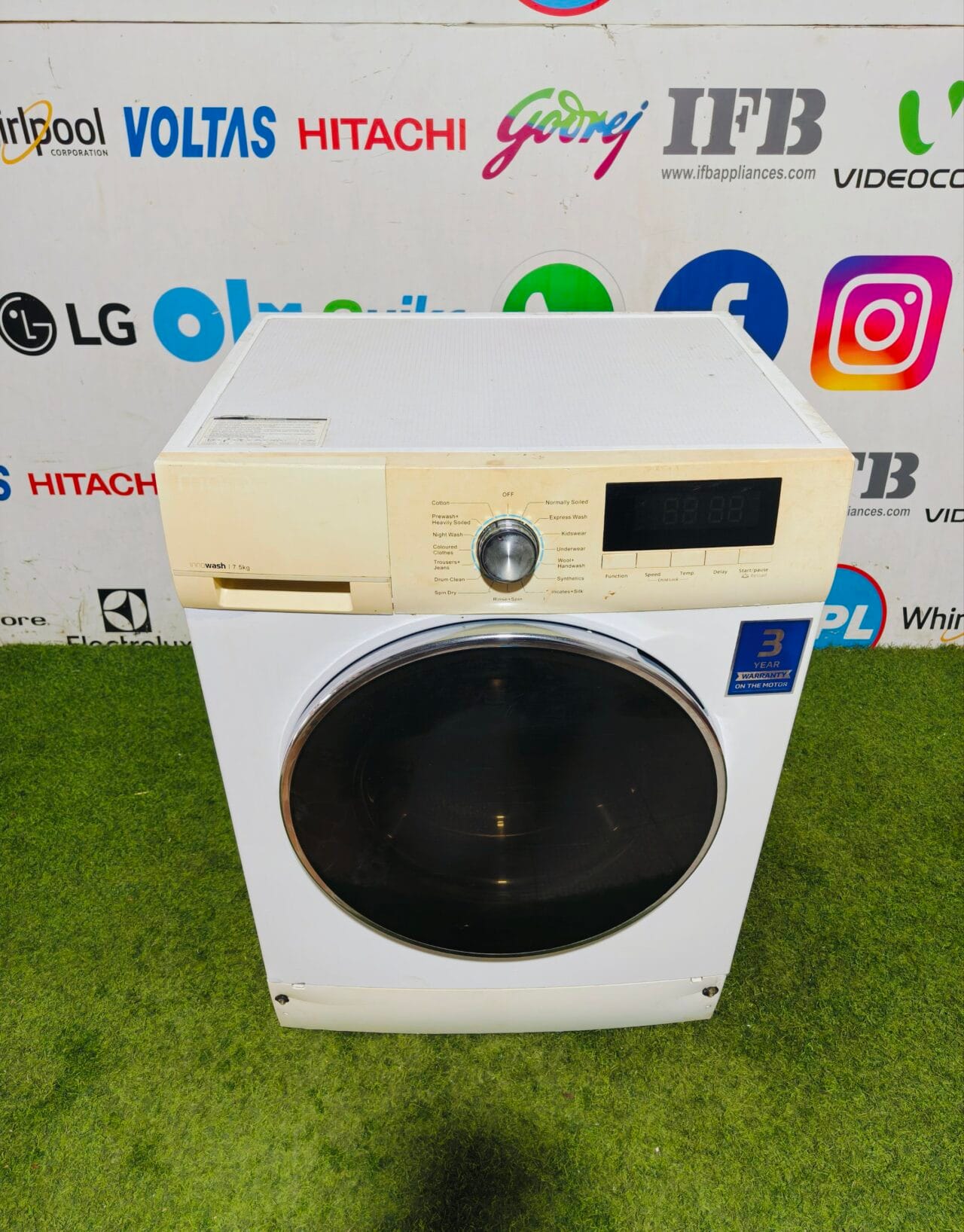 marq inno wash 7.5 kg digital display fully automatic front load washing machine - Image 2