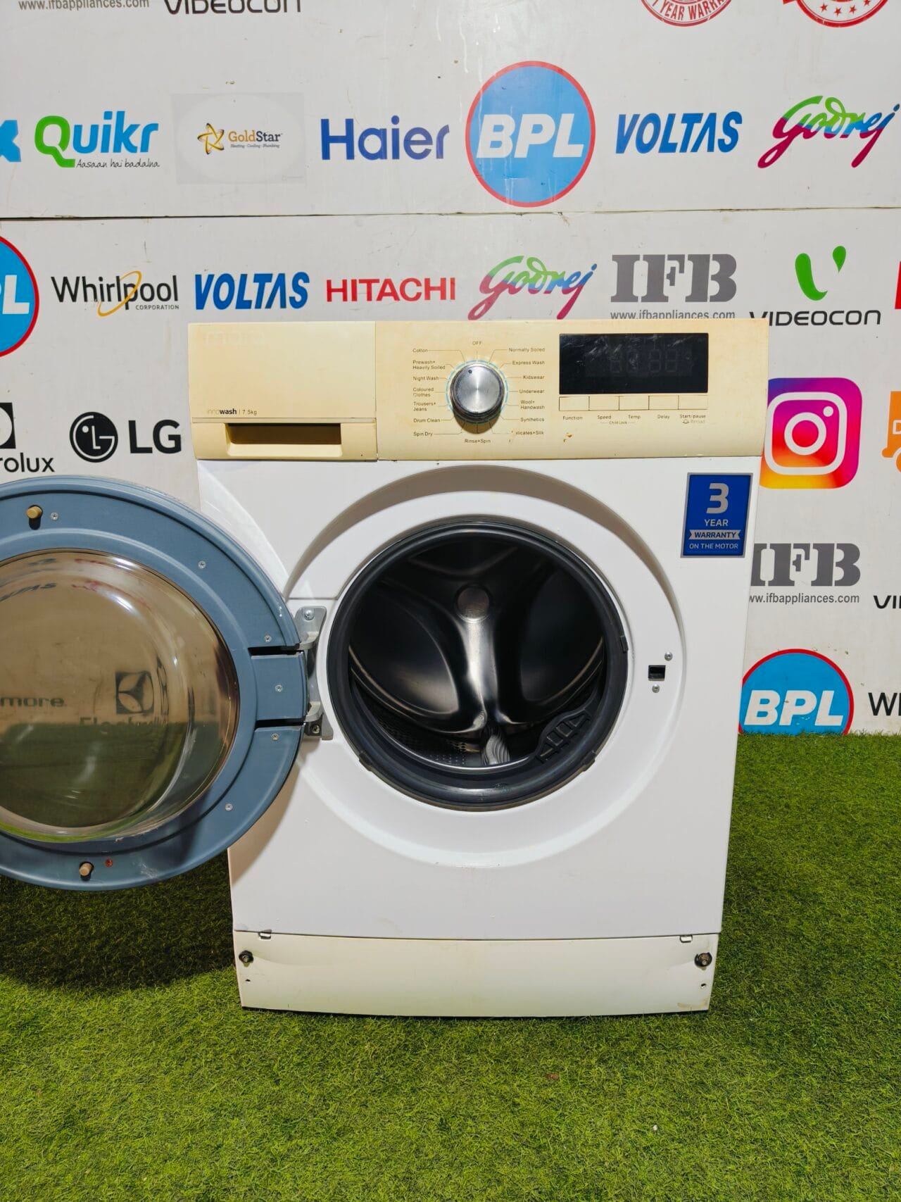 marq inno wash 7.5 kg digital display fully automatic front load washing machine - Image 3