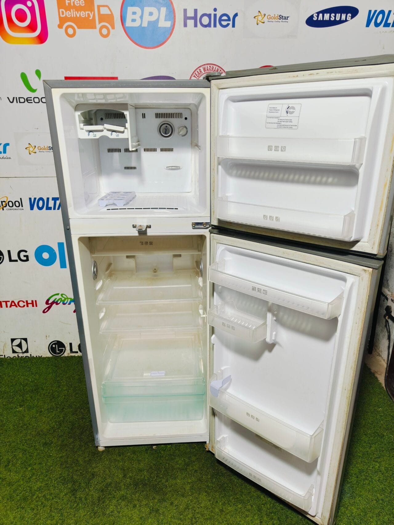 Samsung bio fresh 4 star energy rating inbuilt stabiliser silver in colour 280 ltr double door refrigerator - Image 3