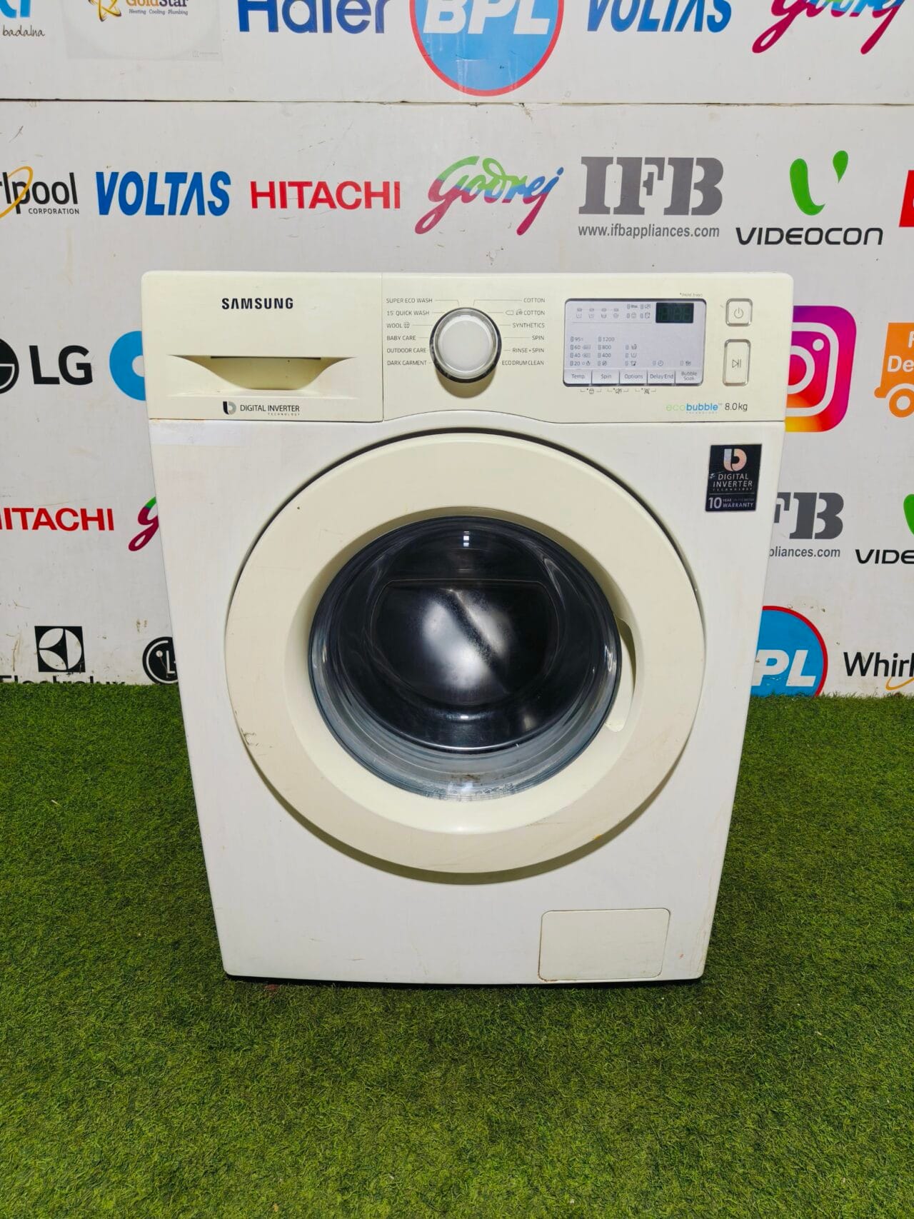 Samsung digital inverter ecobubble 6 kg fully automatic front load washing machine