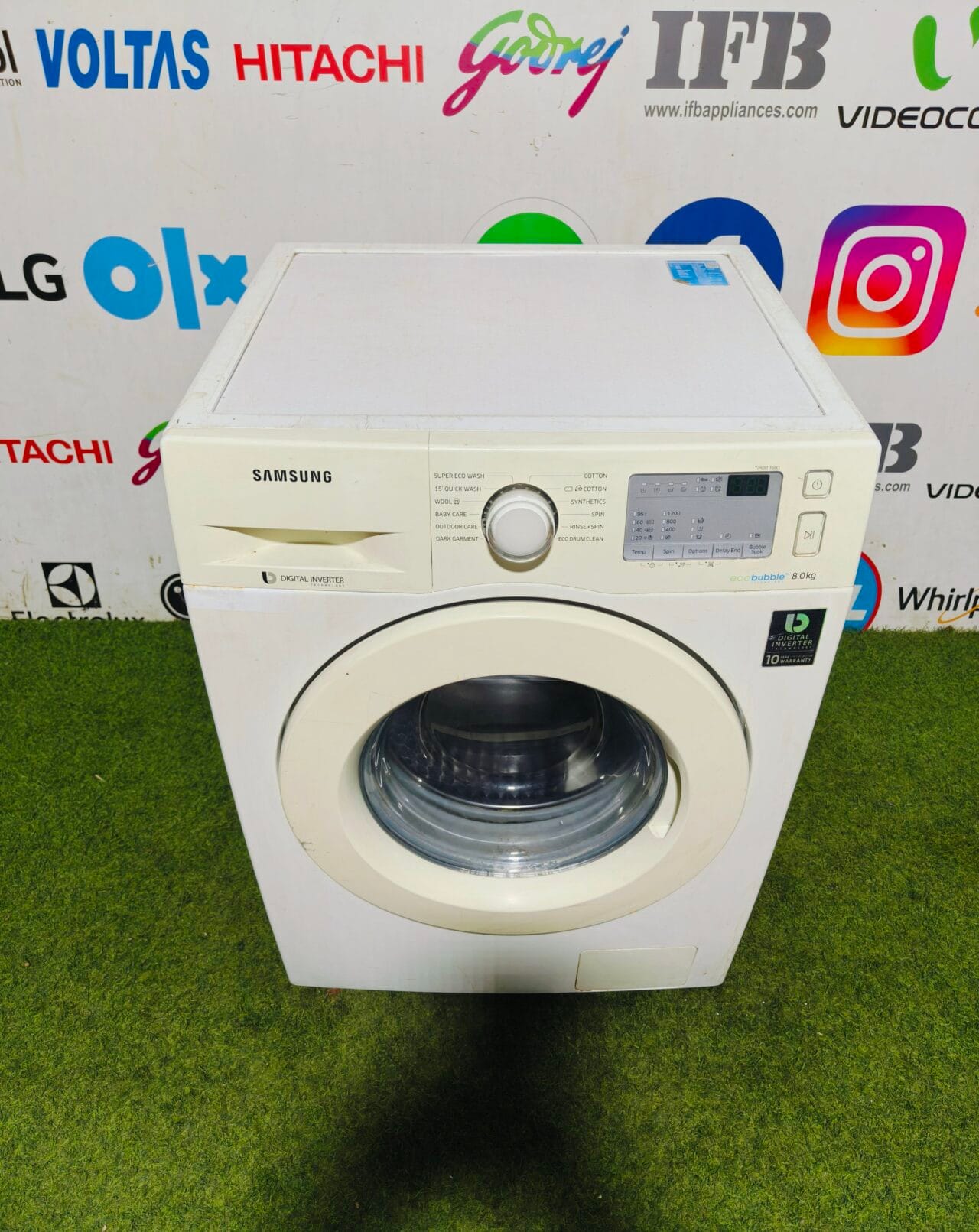 Samsung digital inverter ecobubble 6 kg fully automatic front load washing machine - Image 2