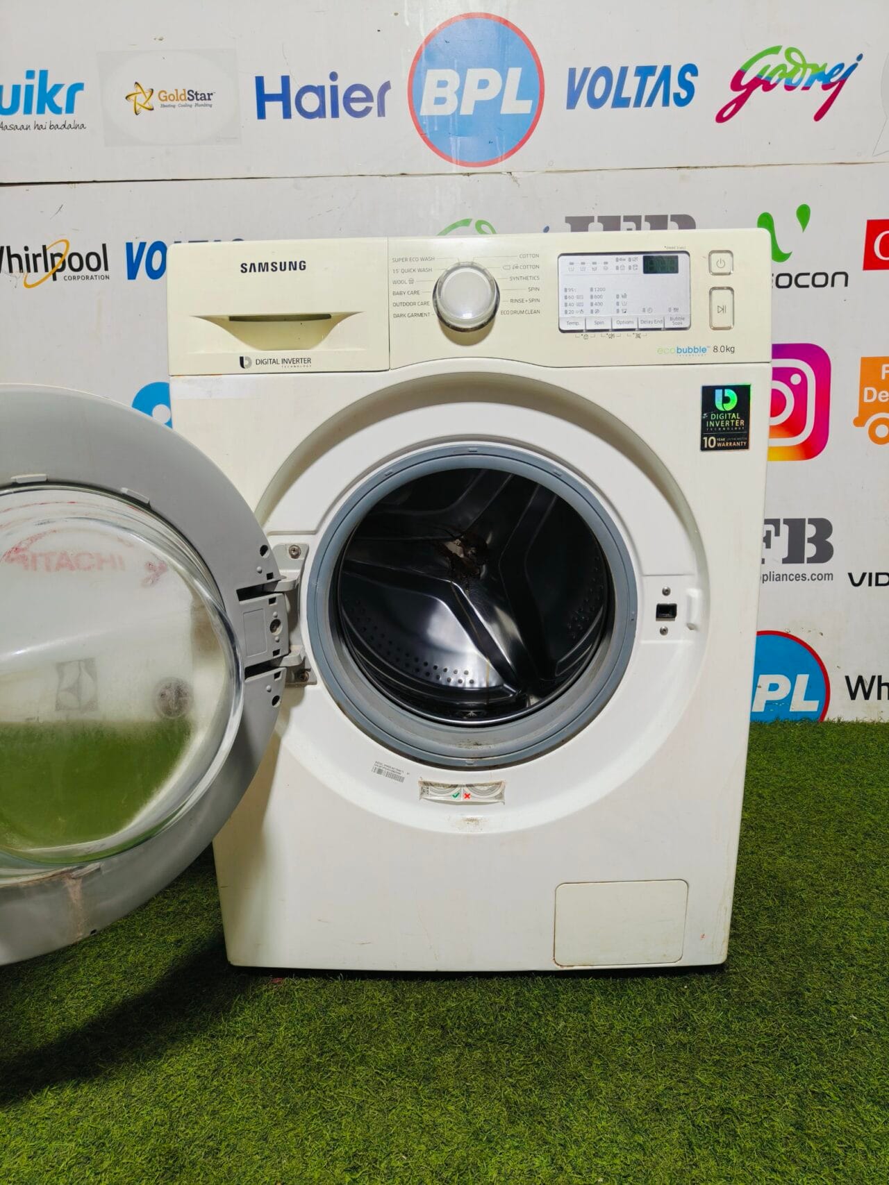 Samsung digital inverter ecobubble 6 kg fully automatic front load washing machine - Image 3