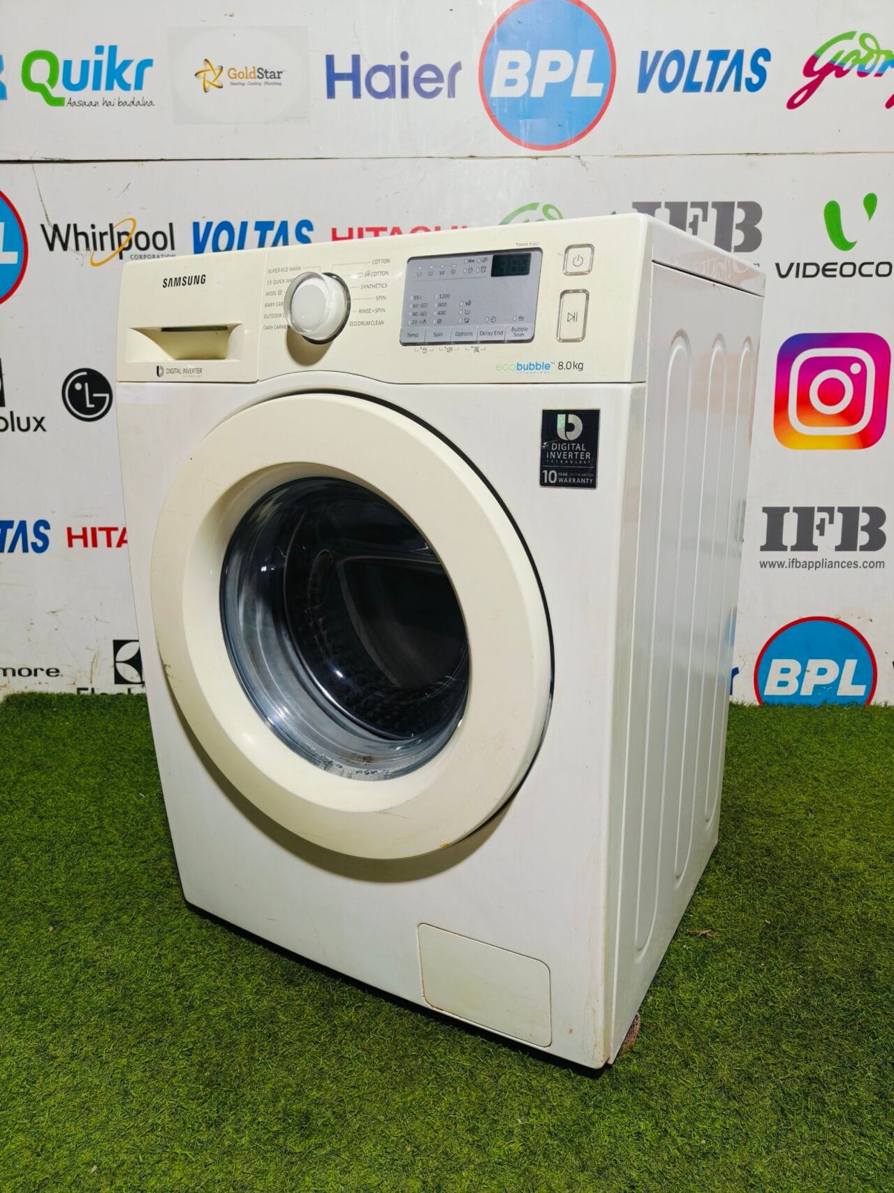 Samsung digital inverter ecobubble 6 kg fully automatic front load washing machine - Image 4