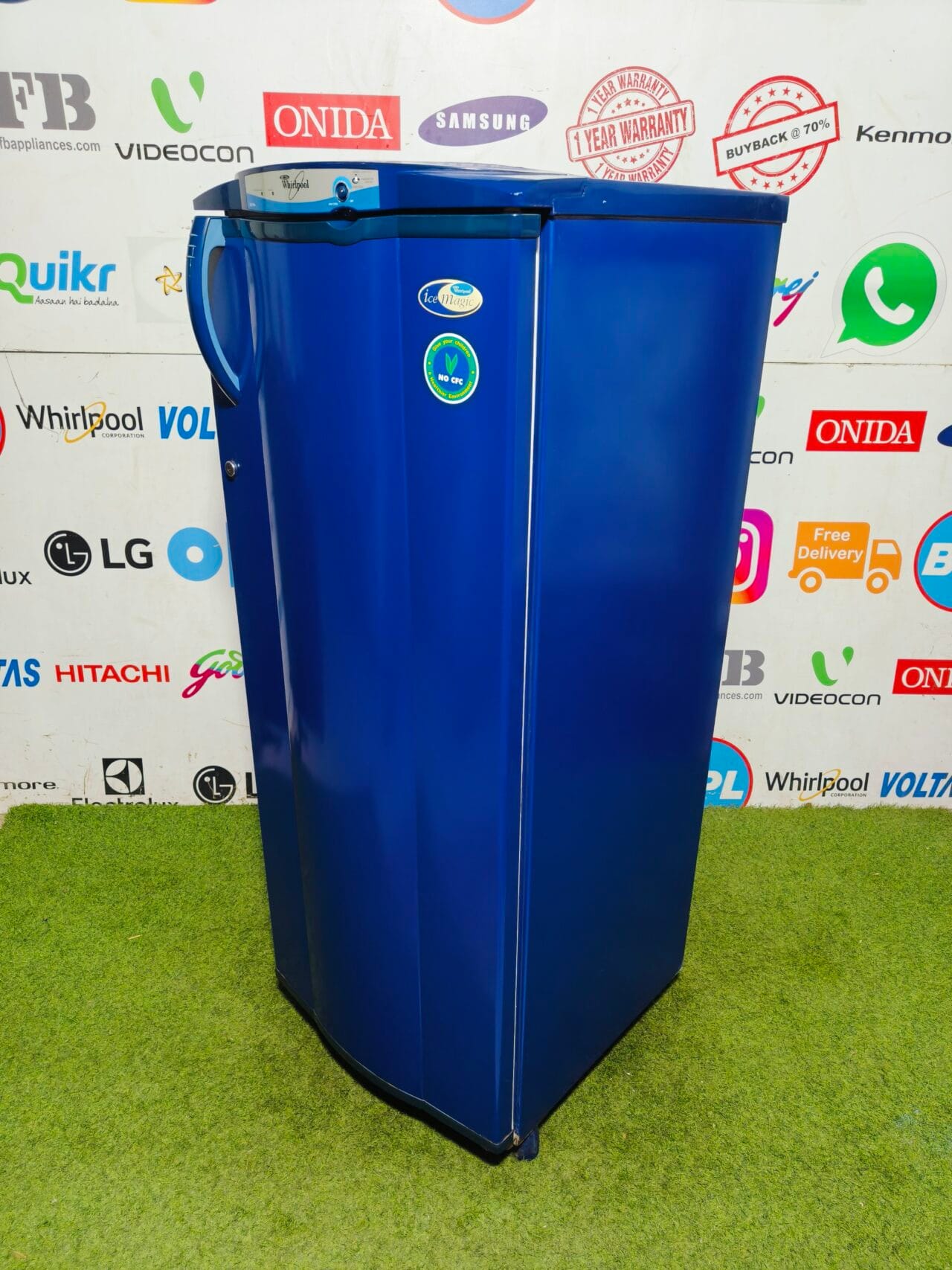 whirlpool ice magic 260 Elite blue in colour 220 ltr junbo single door refrigerator - Image 5