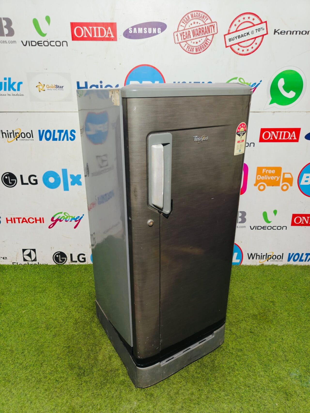 whirlpool power cool 5 star energy rating inbuilt stabilizer with base stand and onion tray 190 ltr single door refrigerator - Image 4