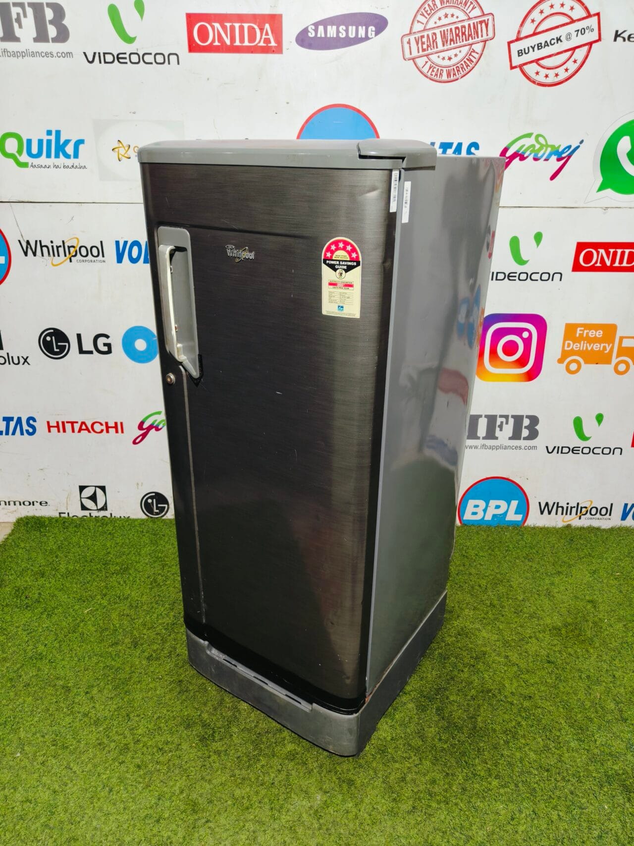 whirlpool power cool 5 star energy rating inbuilt stabilizer with base stand and onion tray 190 ltr single door refrigerator - Image 5