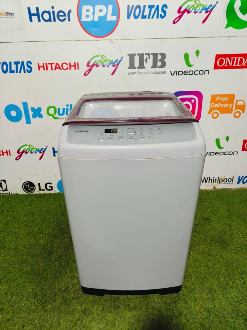 Samsung wobble technology 6.2 kg double colour like new condition fully automatic top load washing machine