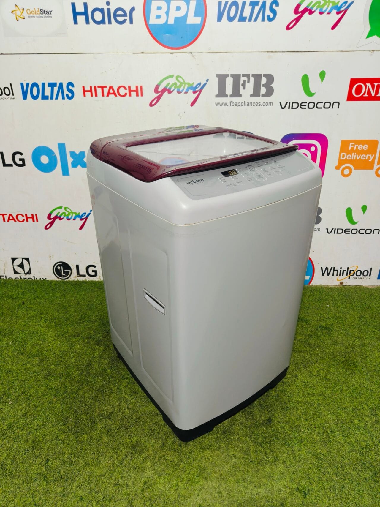 Samsung wobble technology 6.2 kg double colour like new condition fully automatic top load washing machine - Image 5