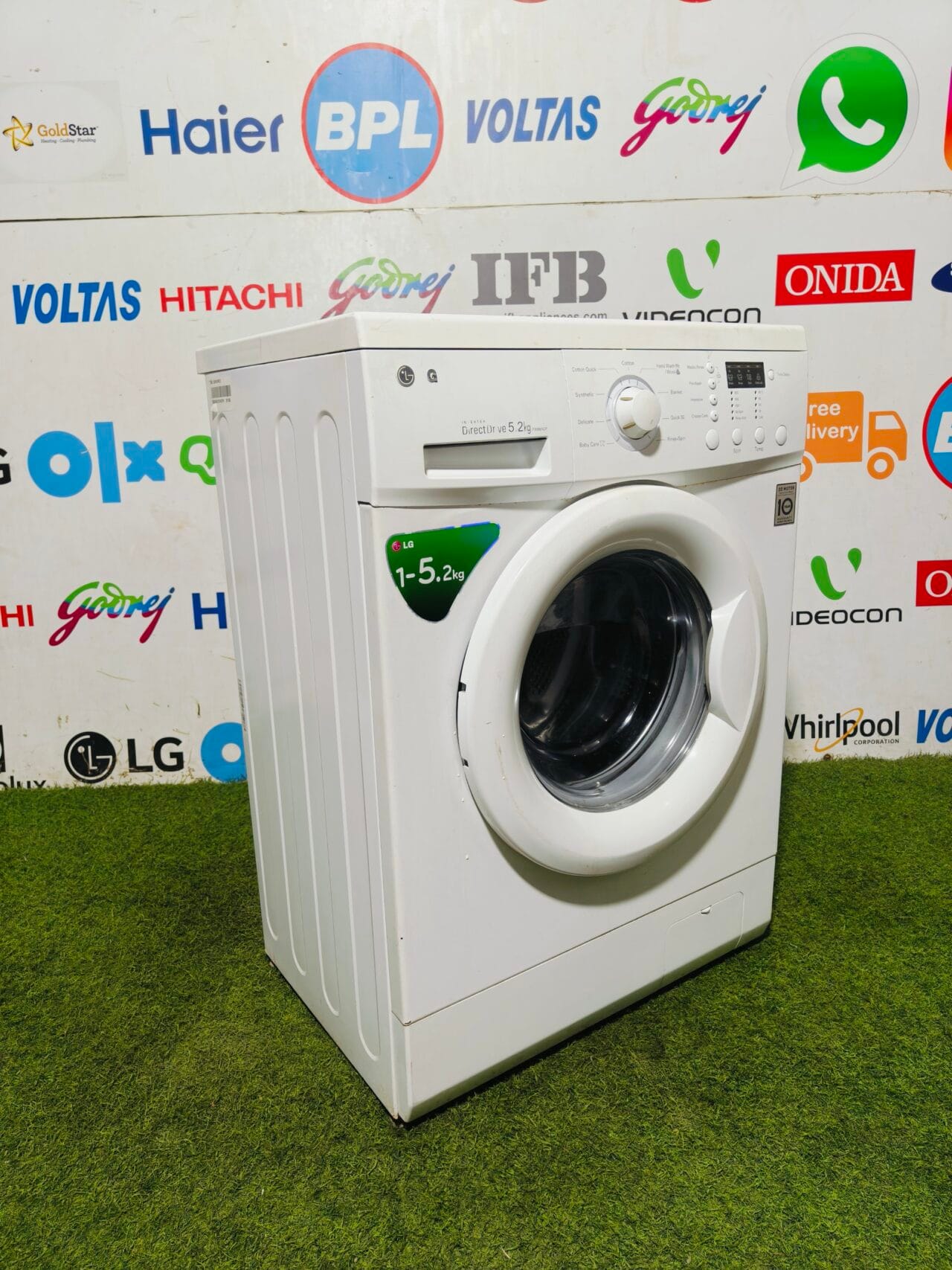LG Direct drive digital inverter 5.2 kg gently used like new condition fully automatic front load washing machine - Image 5