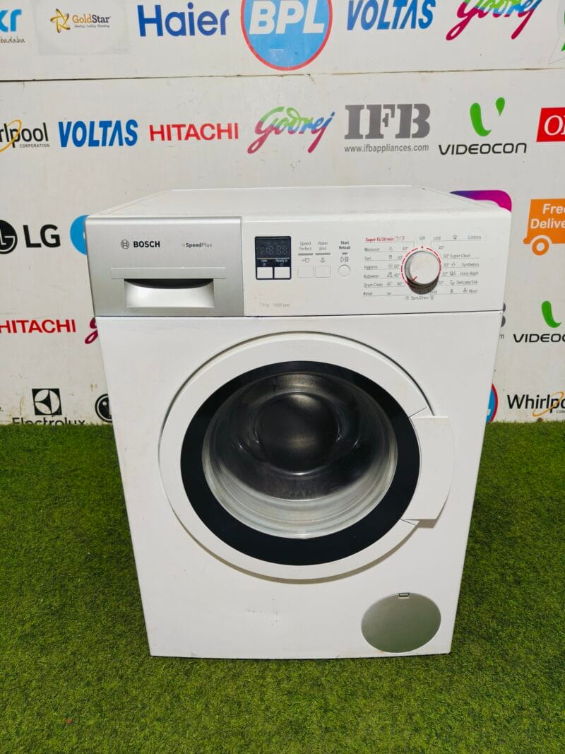 Bosch speed plus double colour 7 kg fully automatic used front load washing machines