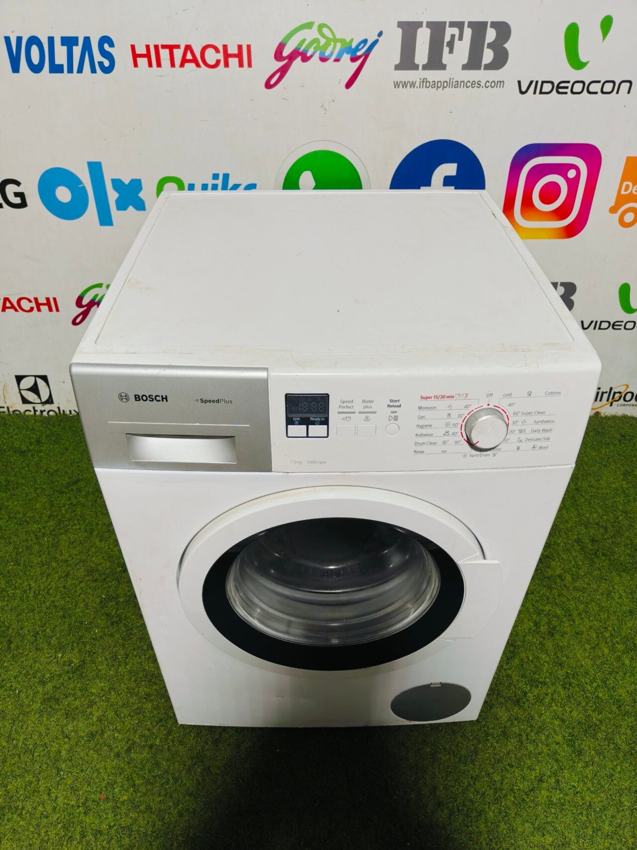 Bosch speed plus double colour 7 kg fully automatic used front load washing machines - Image 2
