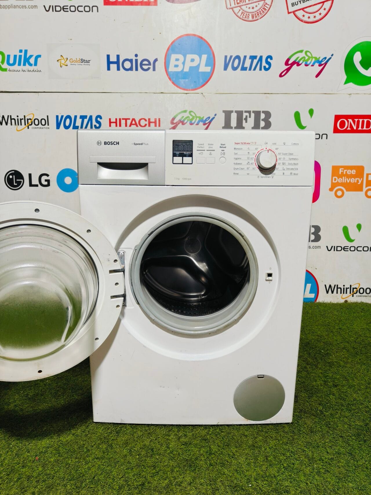 Bosch speed plus double colour 7 kg fully automatic used front load washing machines - Image 3