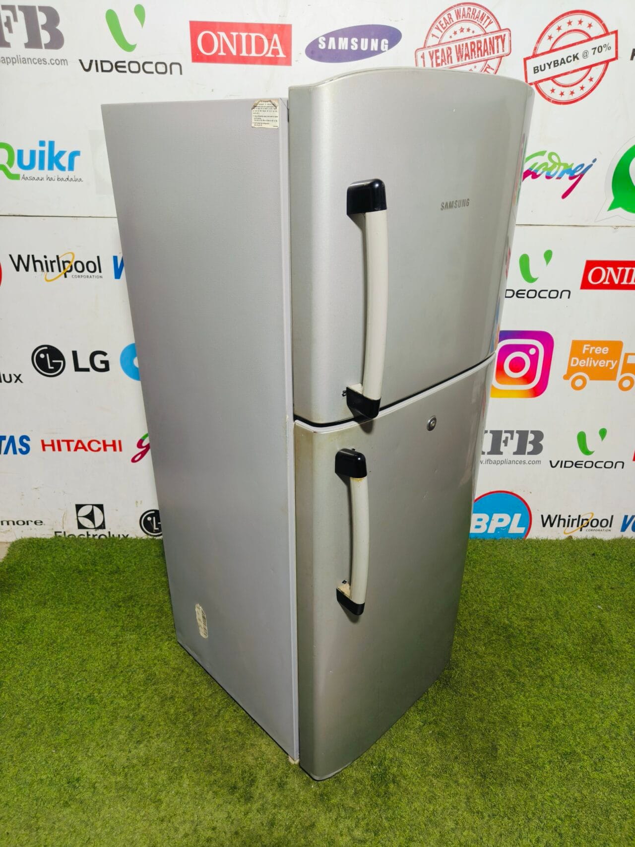 Samsung silver fresh 4 star energy rating inbuilt stabiliser 240 ltr gently used double door refrigerator - Image 5
