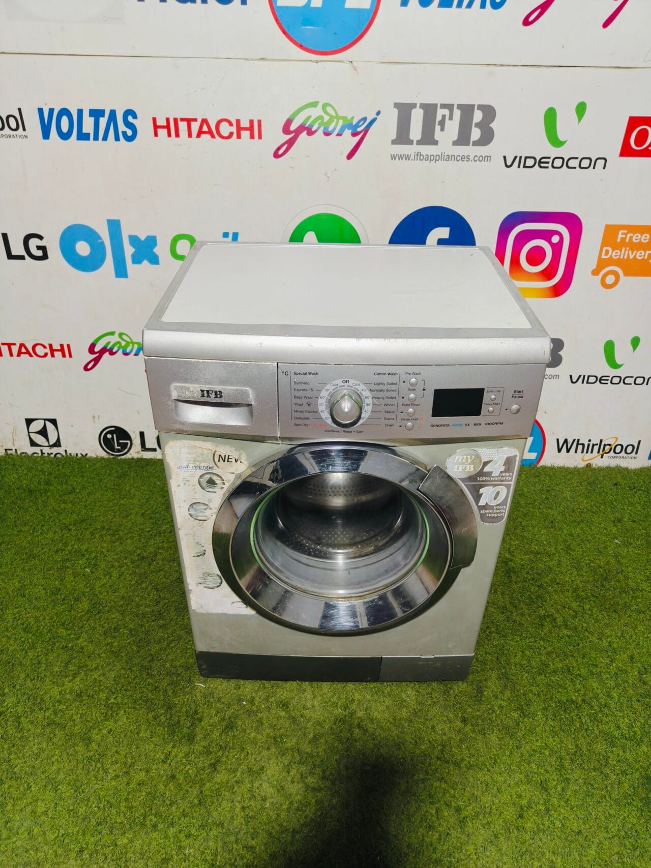 IFB senorita sx 6 kg silver in colour fully automatic front load washing machine - Image 2