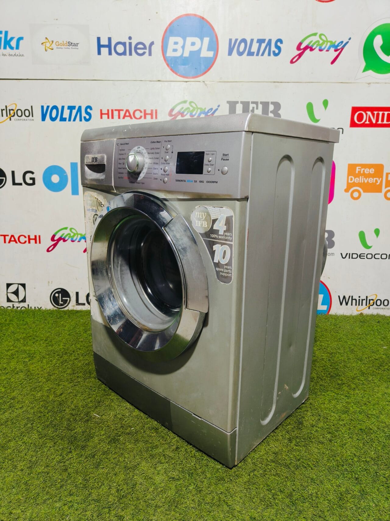 IFB senorita sx 6 kg silver in colour fully automatic front load washing machine - Image 4